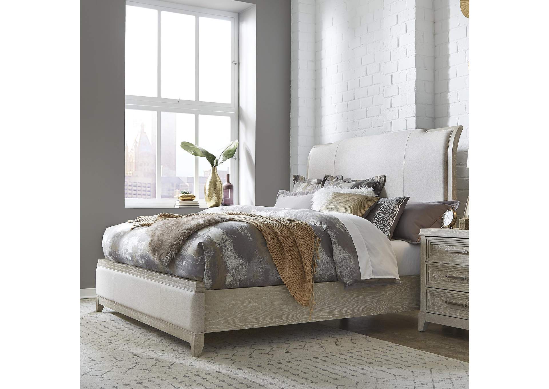 Belmar California King Upholstered Bed,Liberty