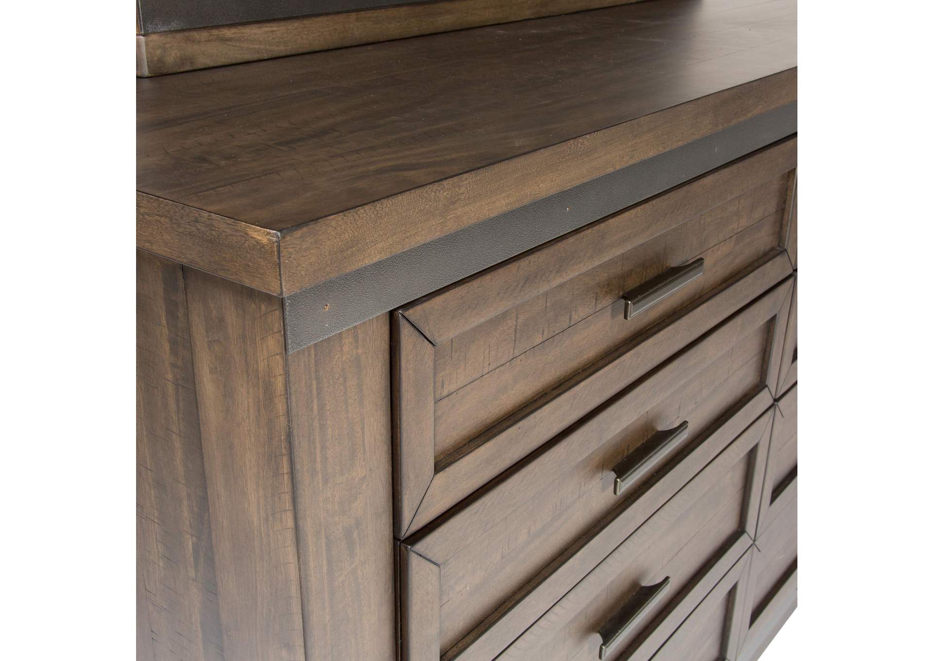 Thornwood Hills King Two Sided Storage Bed, Dresser & Mirror, Chest,Liberty