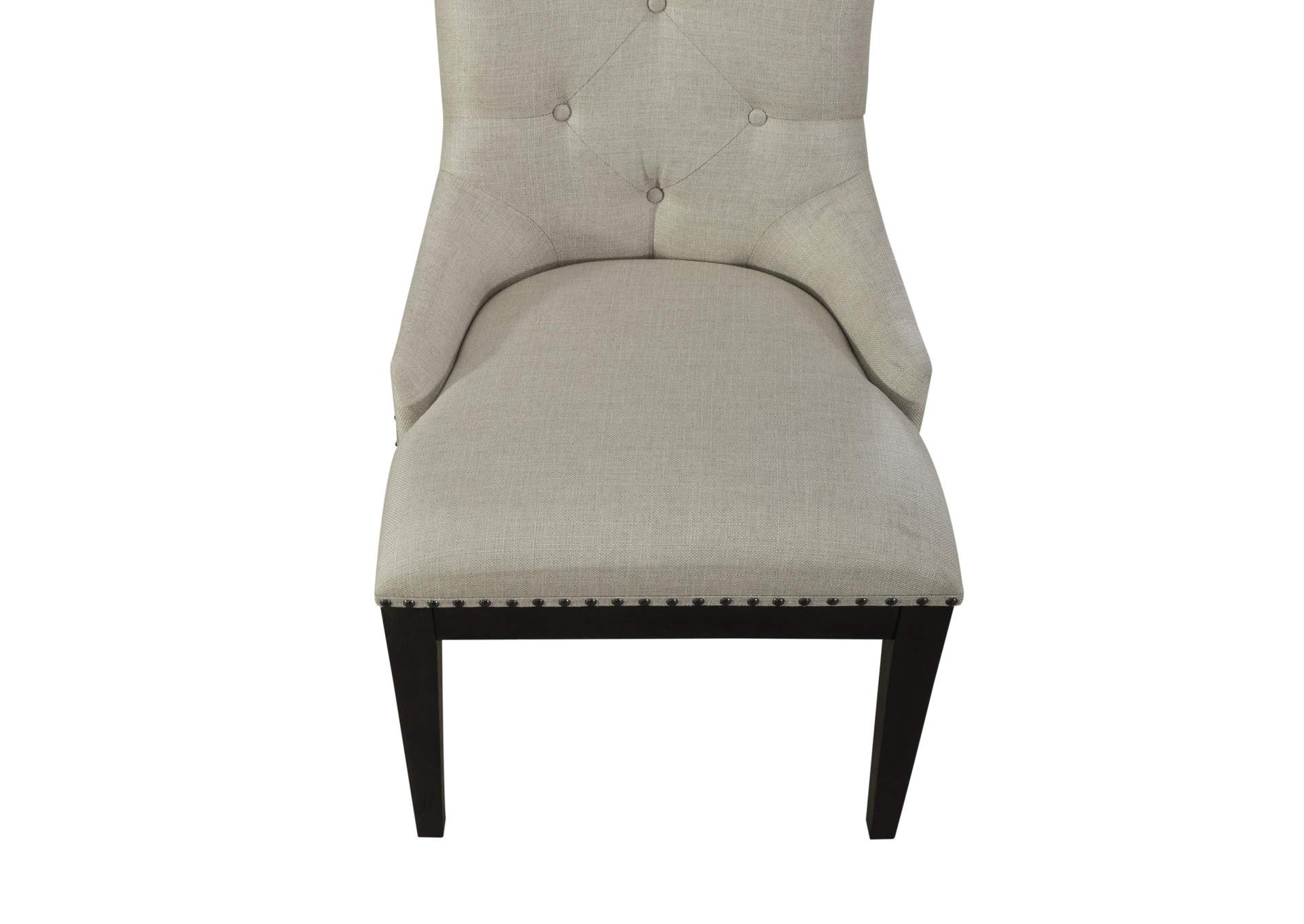 Americana Farmhouse Upholstered Shelter Side Chair - Black (RTA),Liberty