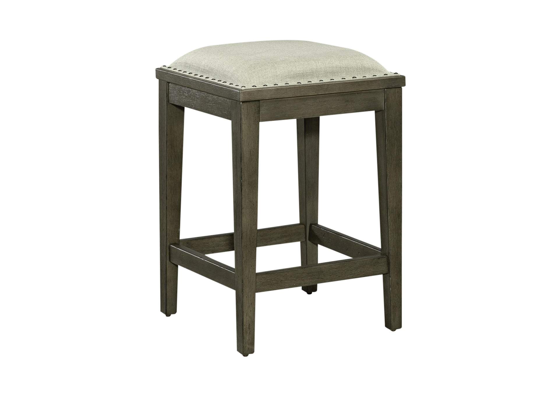 Americana Farmhouse Upholstered Console Stool,Liberty