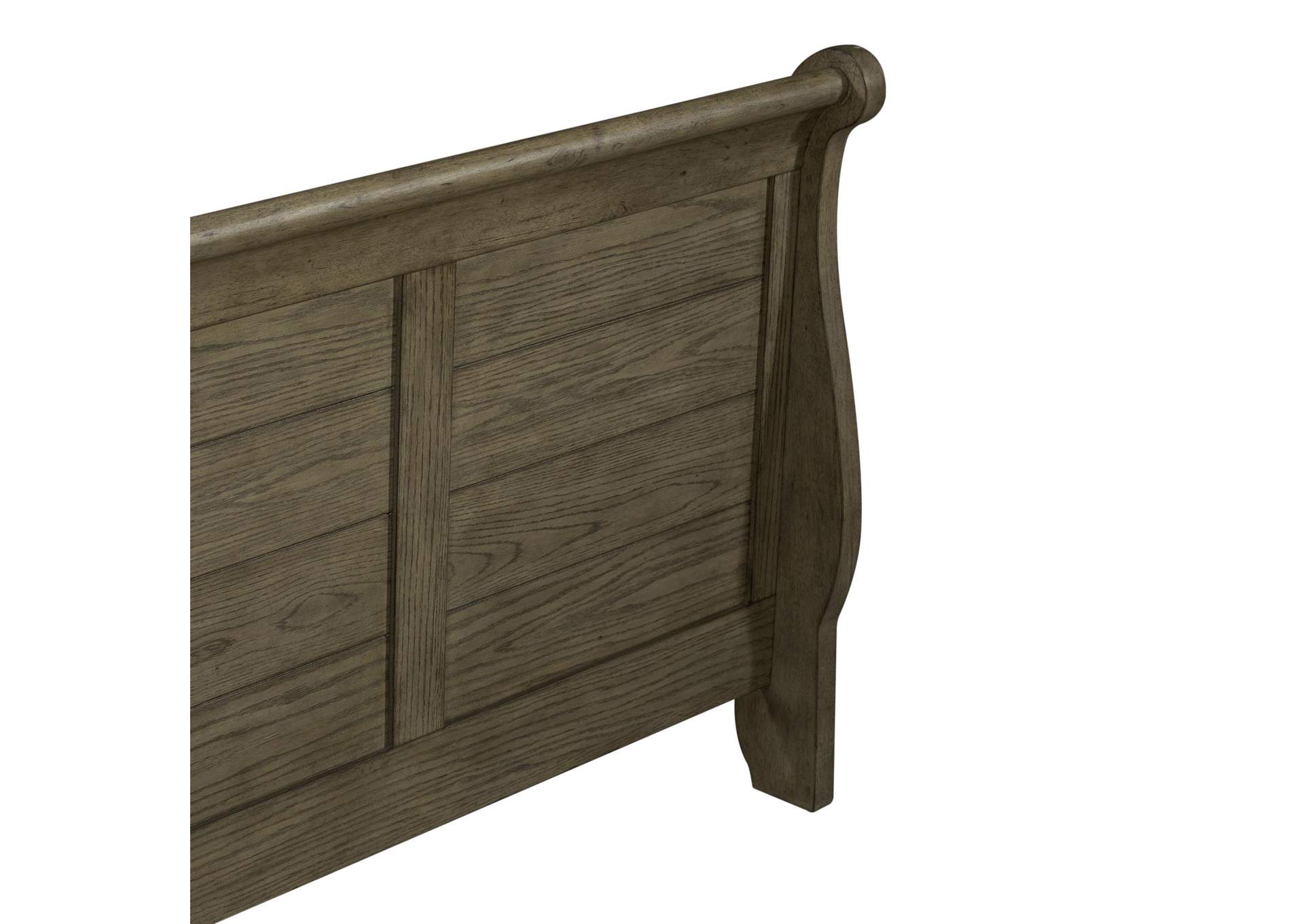 Grandpas Cabin King Sleigh Bed,Liberty