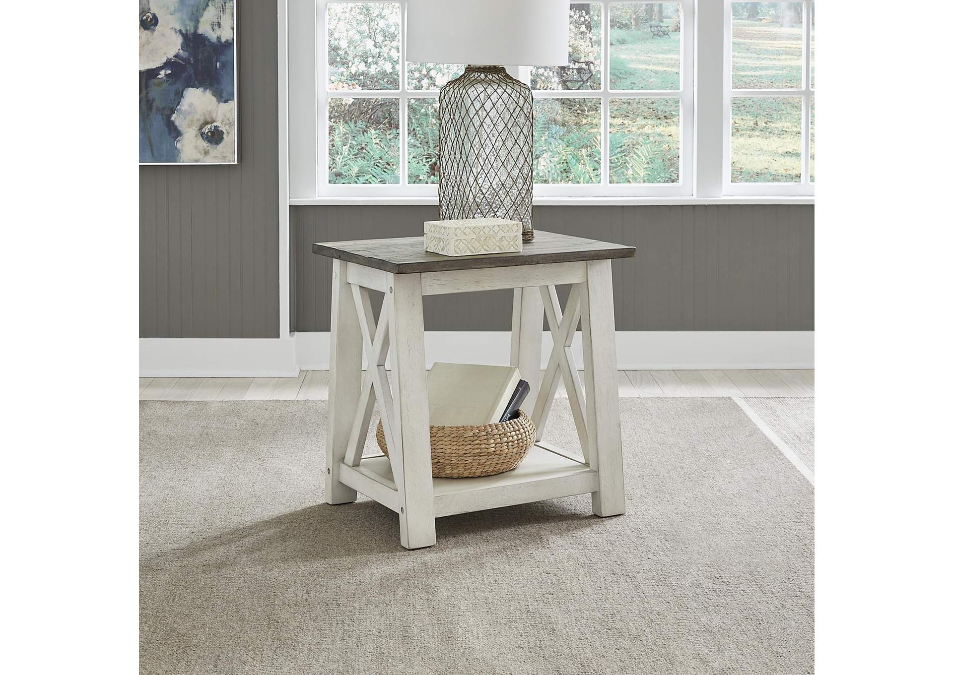 Laurel Bluff End Table,Liberty