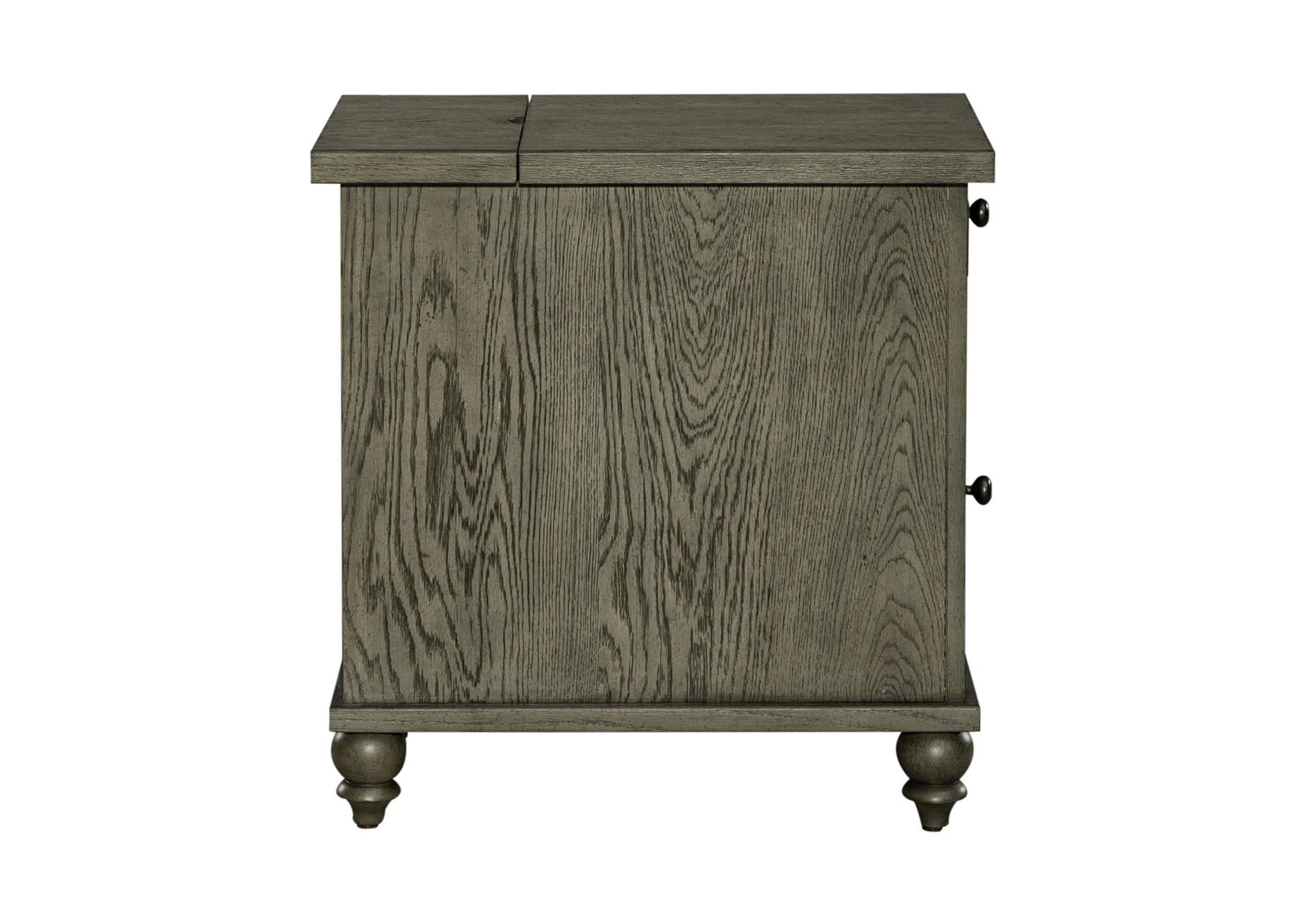 Americana Farmhouse Chair Side Table,Liberty