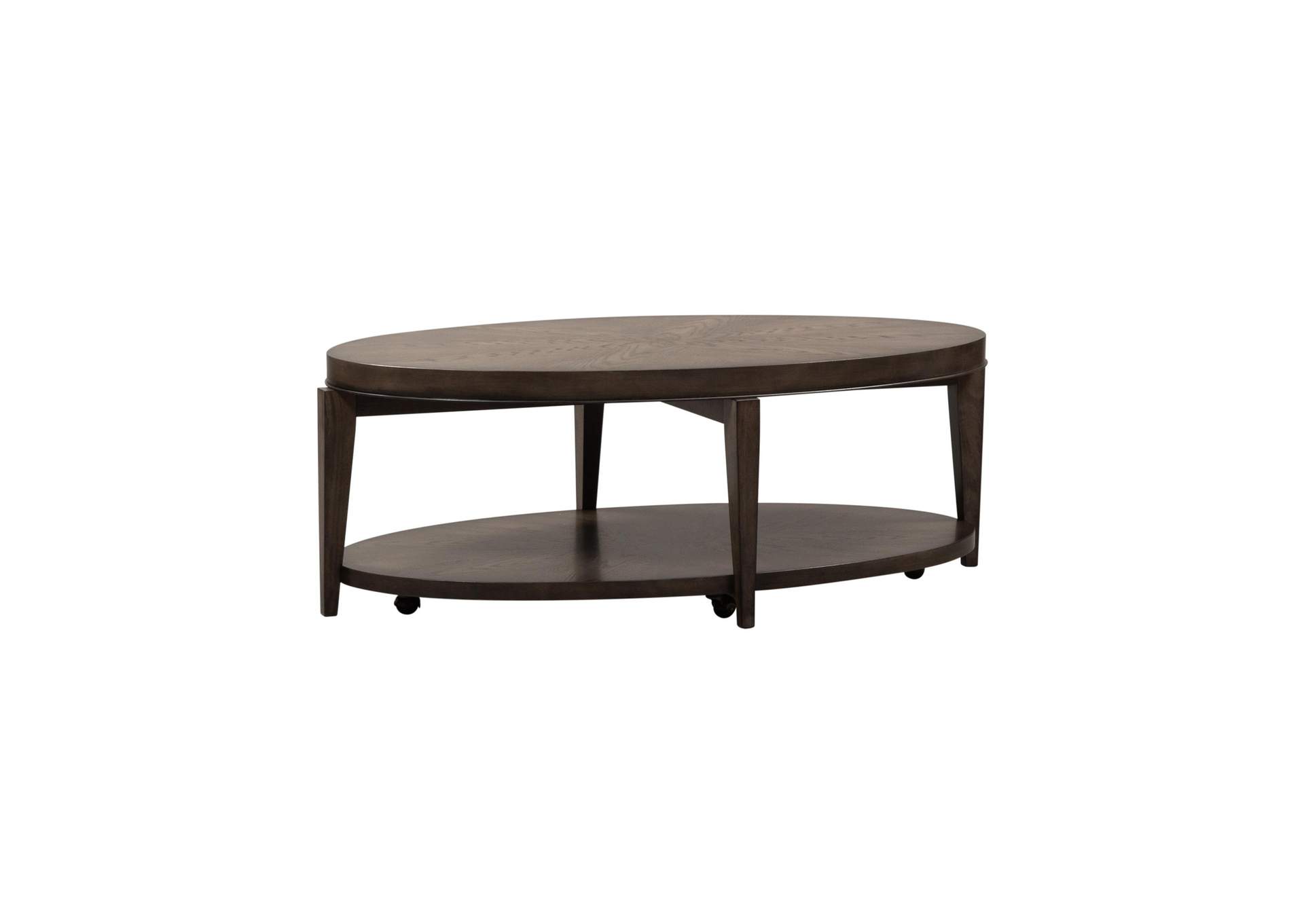 Penton Oval Cocktail Table,Liberty