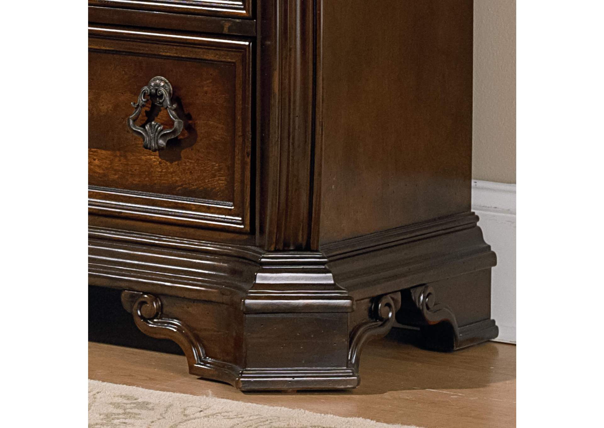 Arbor Place Queen Sleigh Bed, Dresser & Mirror,Liberty
