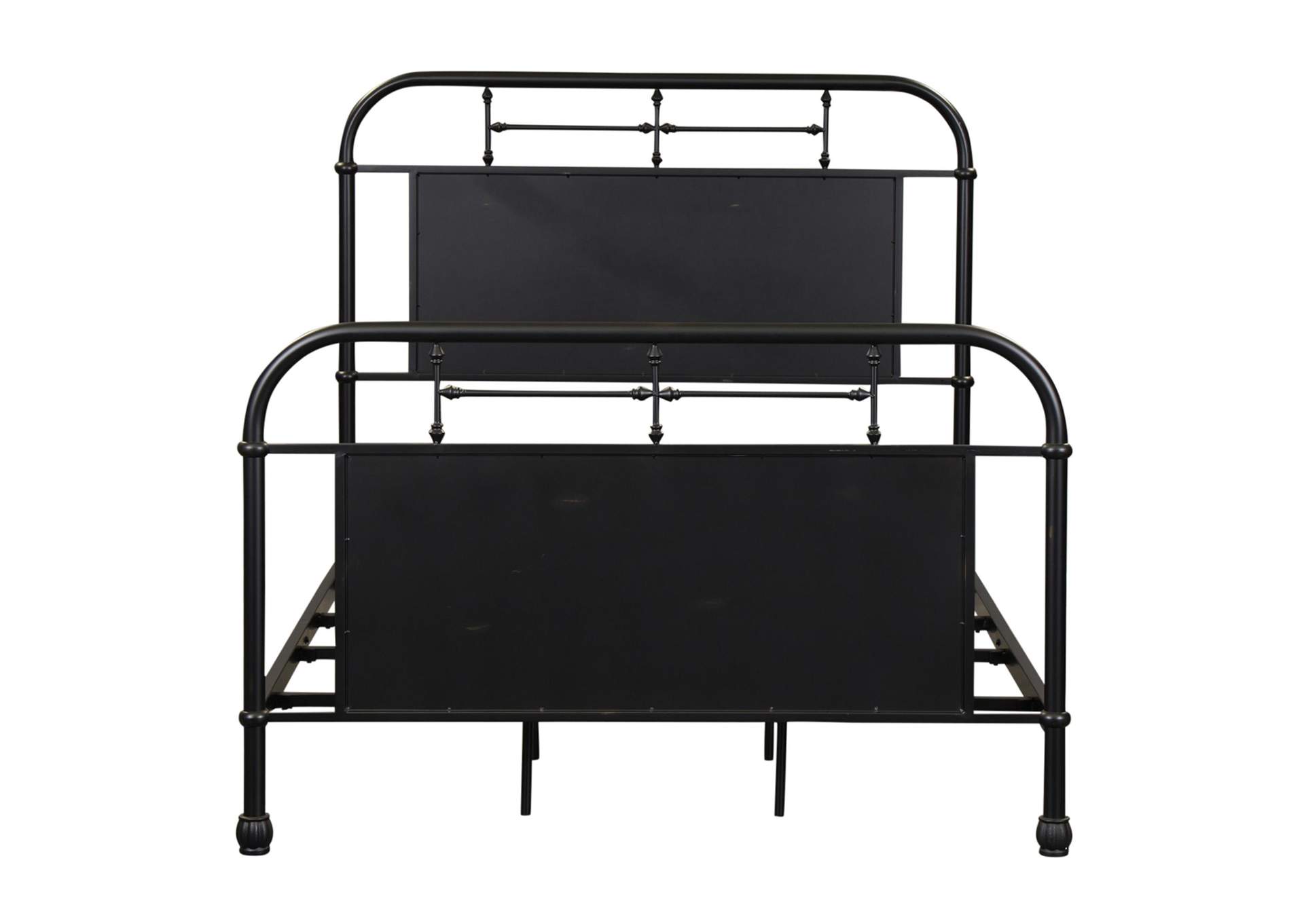 Vintage Series Full Metal Bed - Black,Liberty