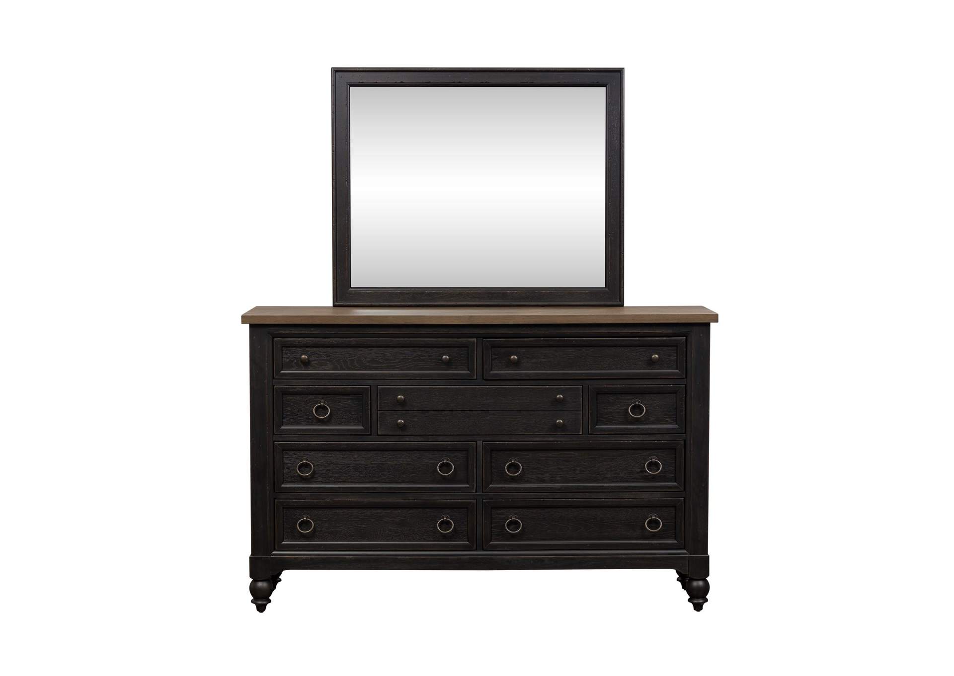 Americana Farmhouse Opt Dresser & Mirror,Liberty