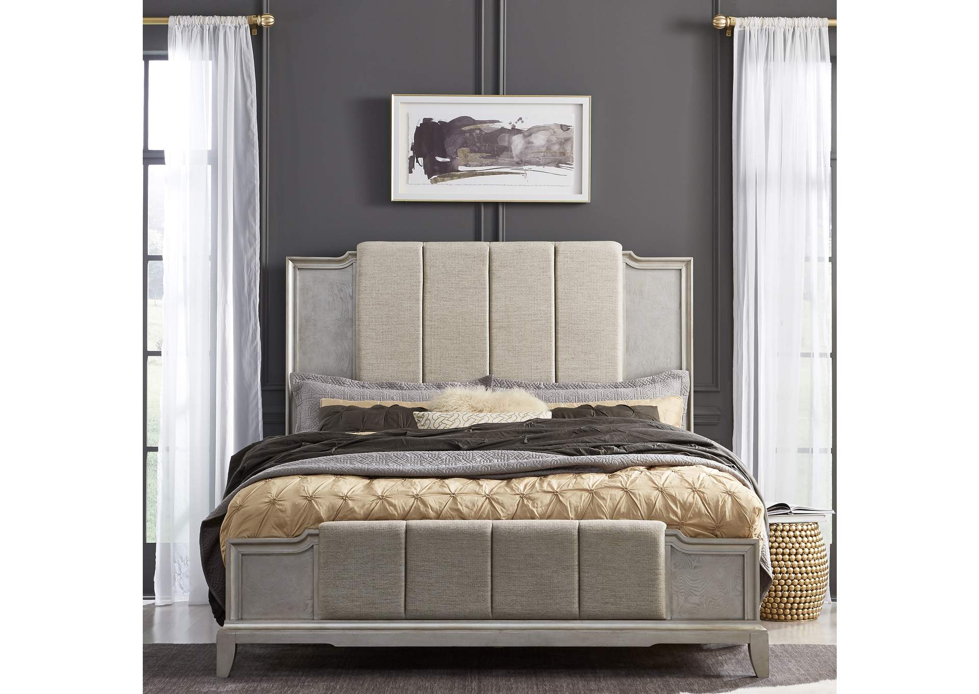 Montage Queen Upholstered Bed,Liberty