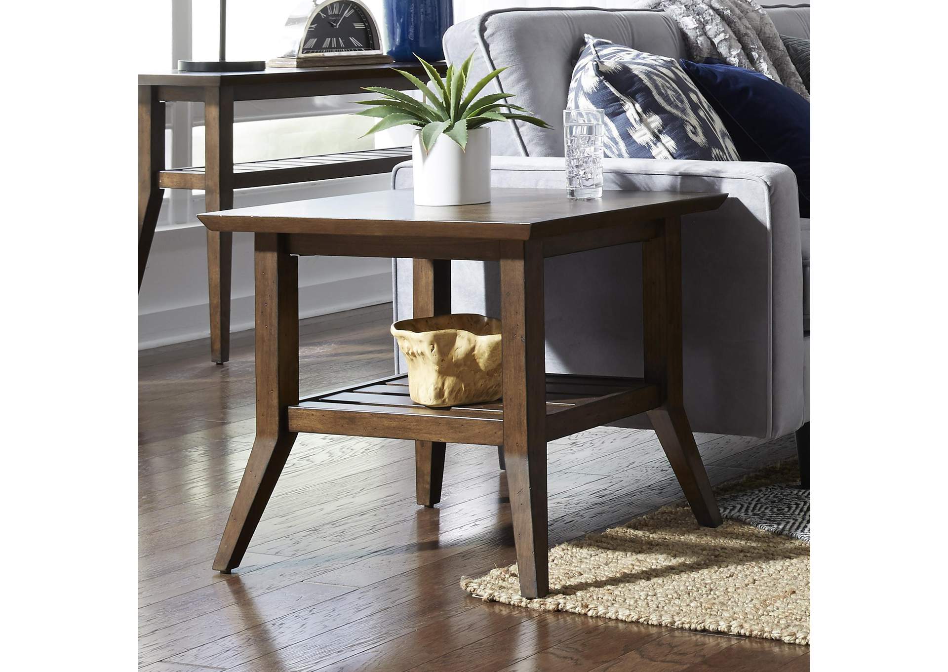 Ventura Blvd Rectangular End Table,Liberty