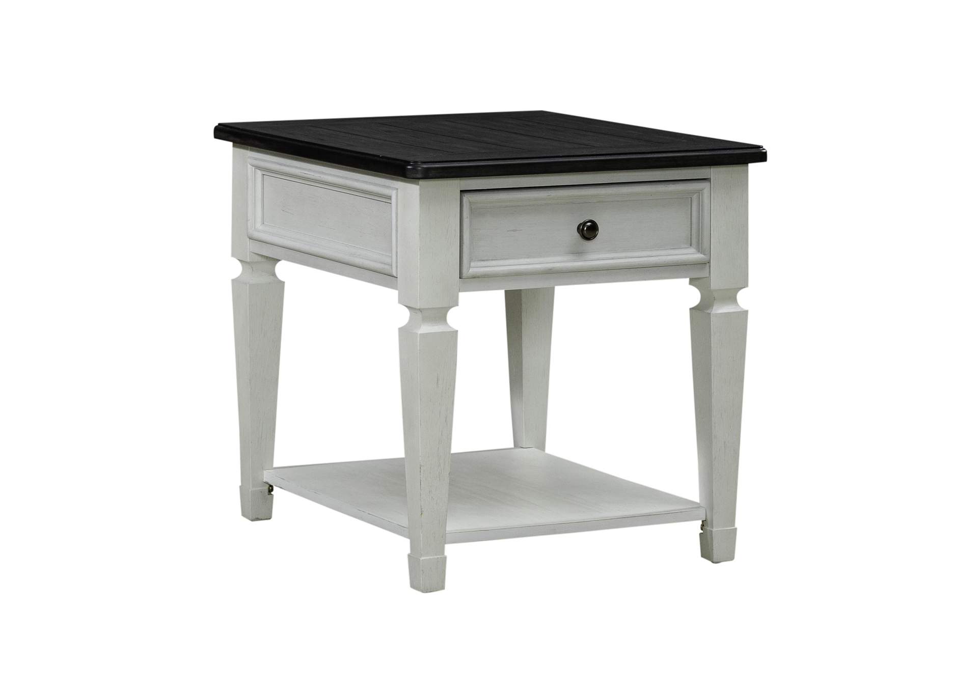 Allyson Park Drawer End Table,Liberty