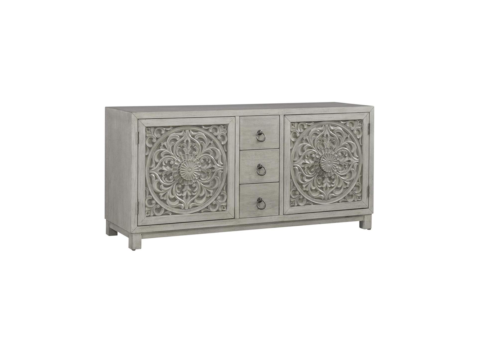 Sundance 2 Door 3 Drawer Accent Cabinet,Liberty