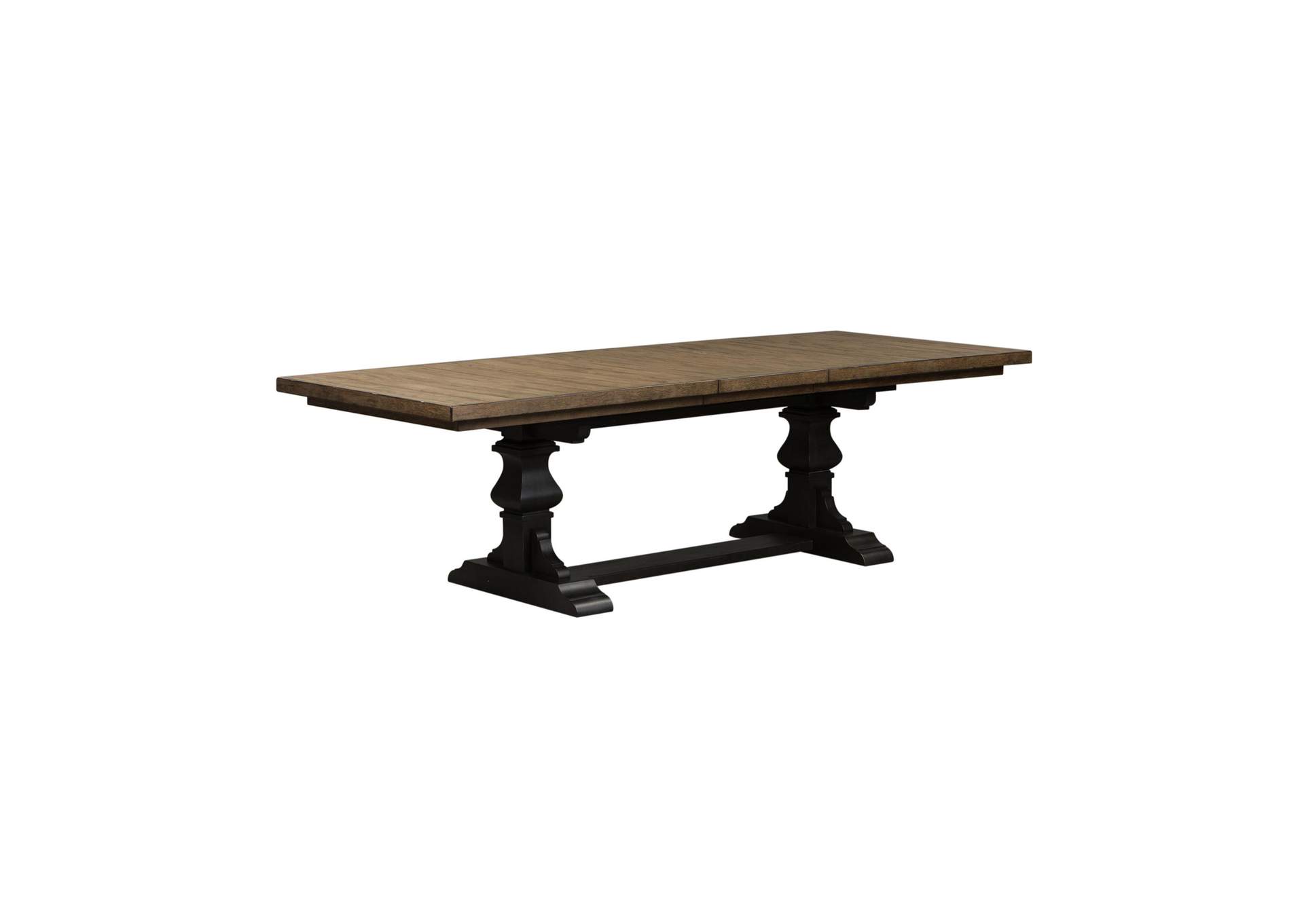 Harvest Home 6 Piece Trestle Table Set,Liberty