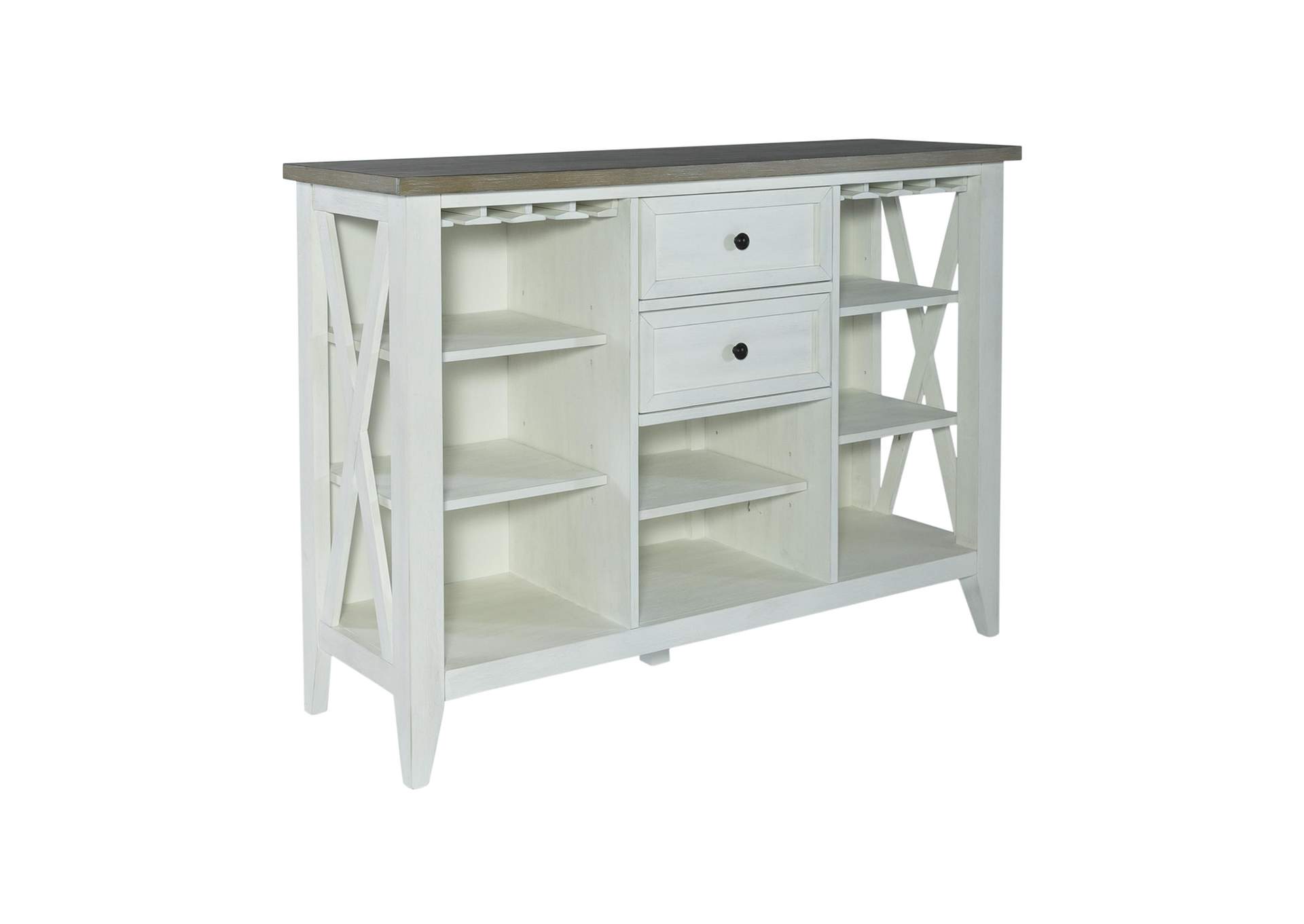 Lakeshore Server - White,Liberty