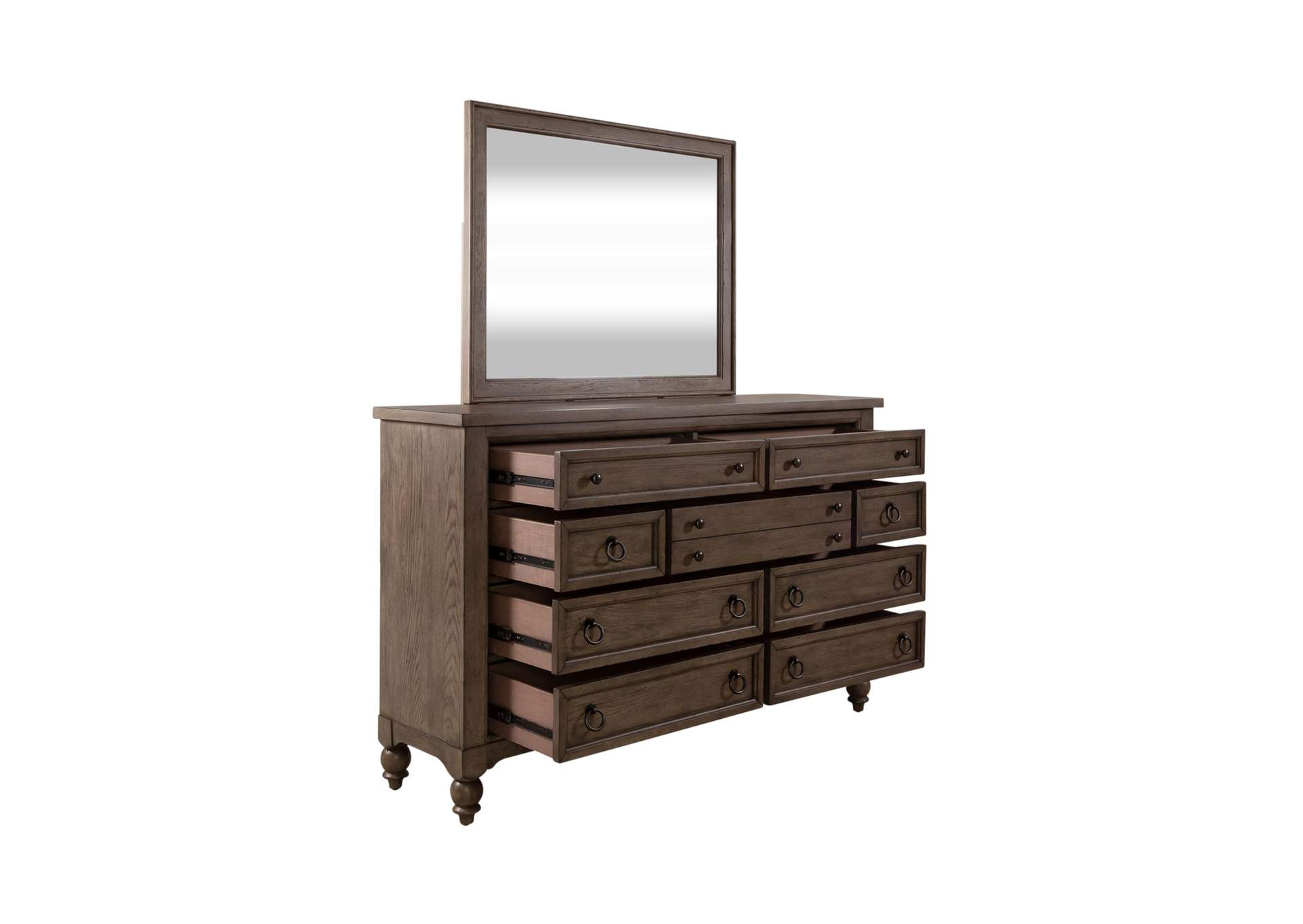 Americana Farmhouse Dresser & Mirror,Liberty