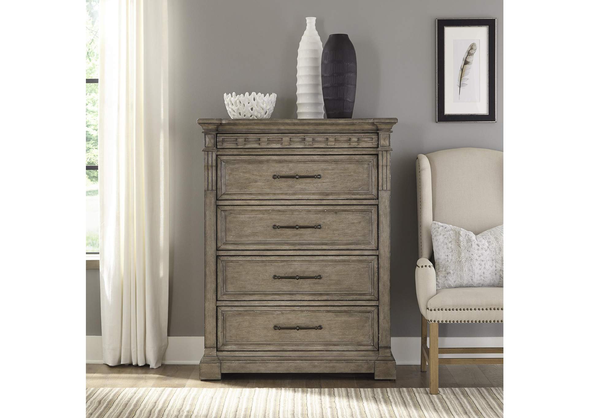 Town & Country 5 Drawer Chest,Liberty
