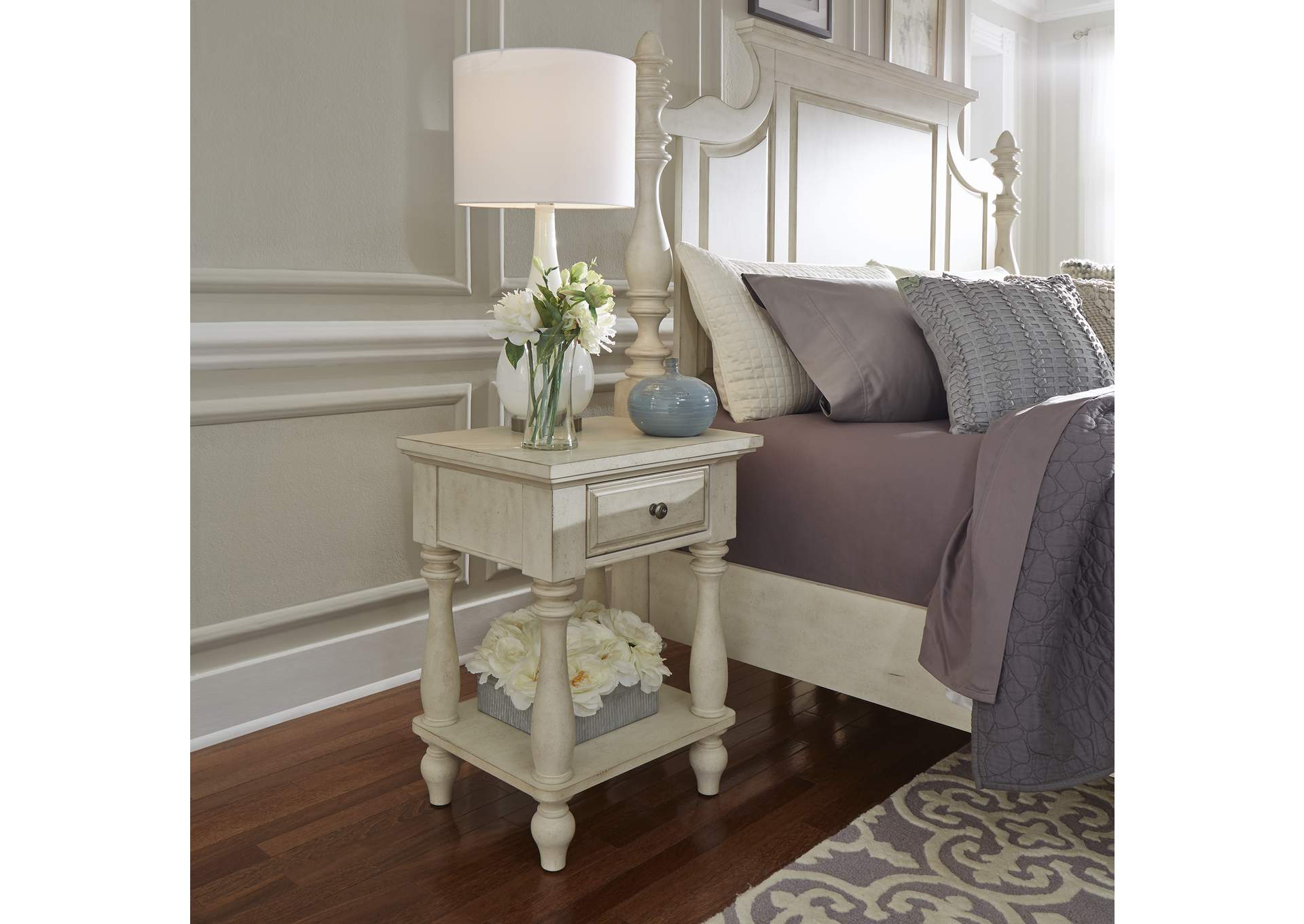 High Country Leg Nightstand,Liberty