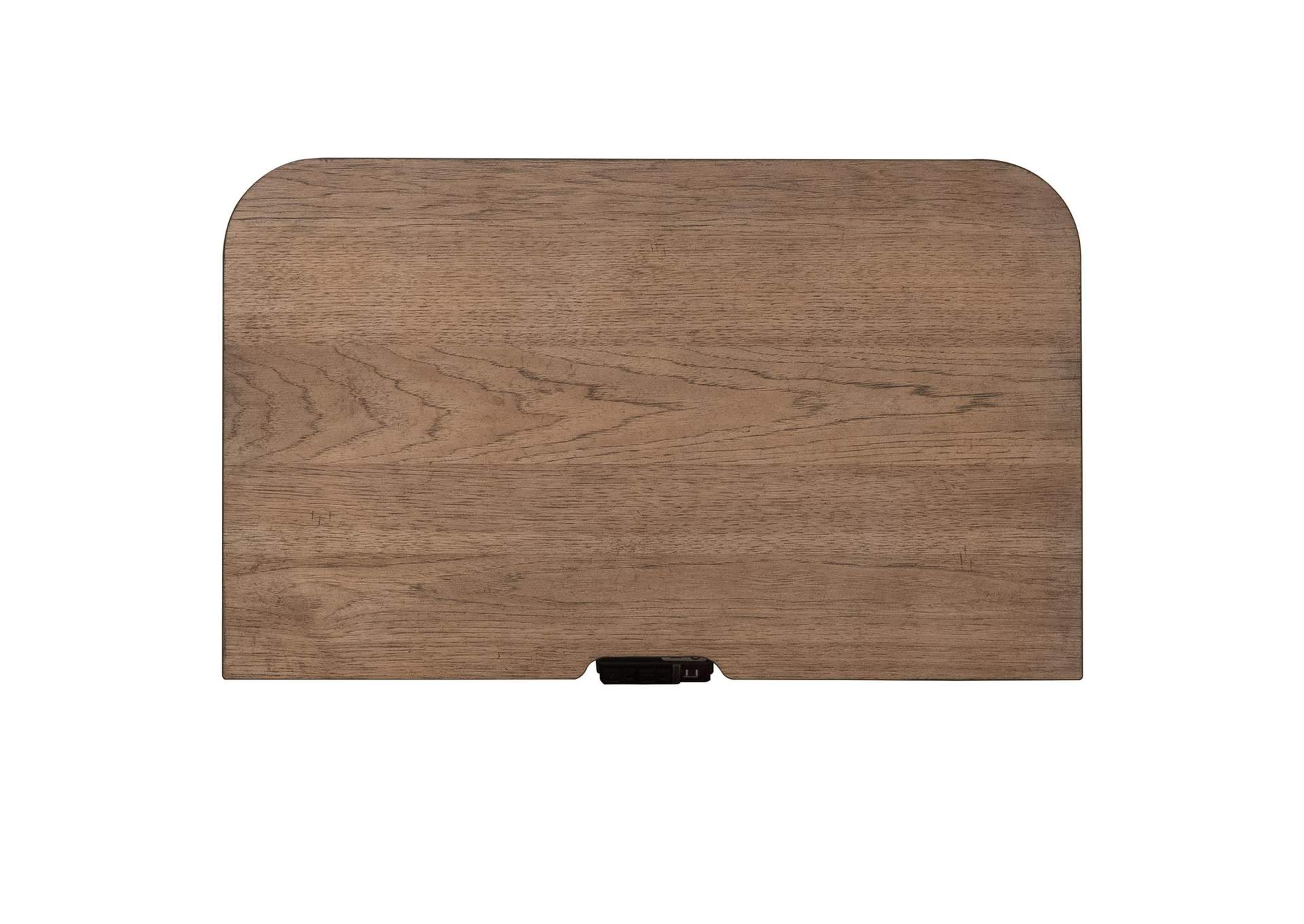 Farmhouse Reimagined 3 Drawer Nightstand with Charging Station,Liberty