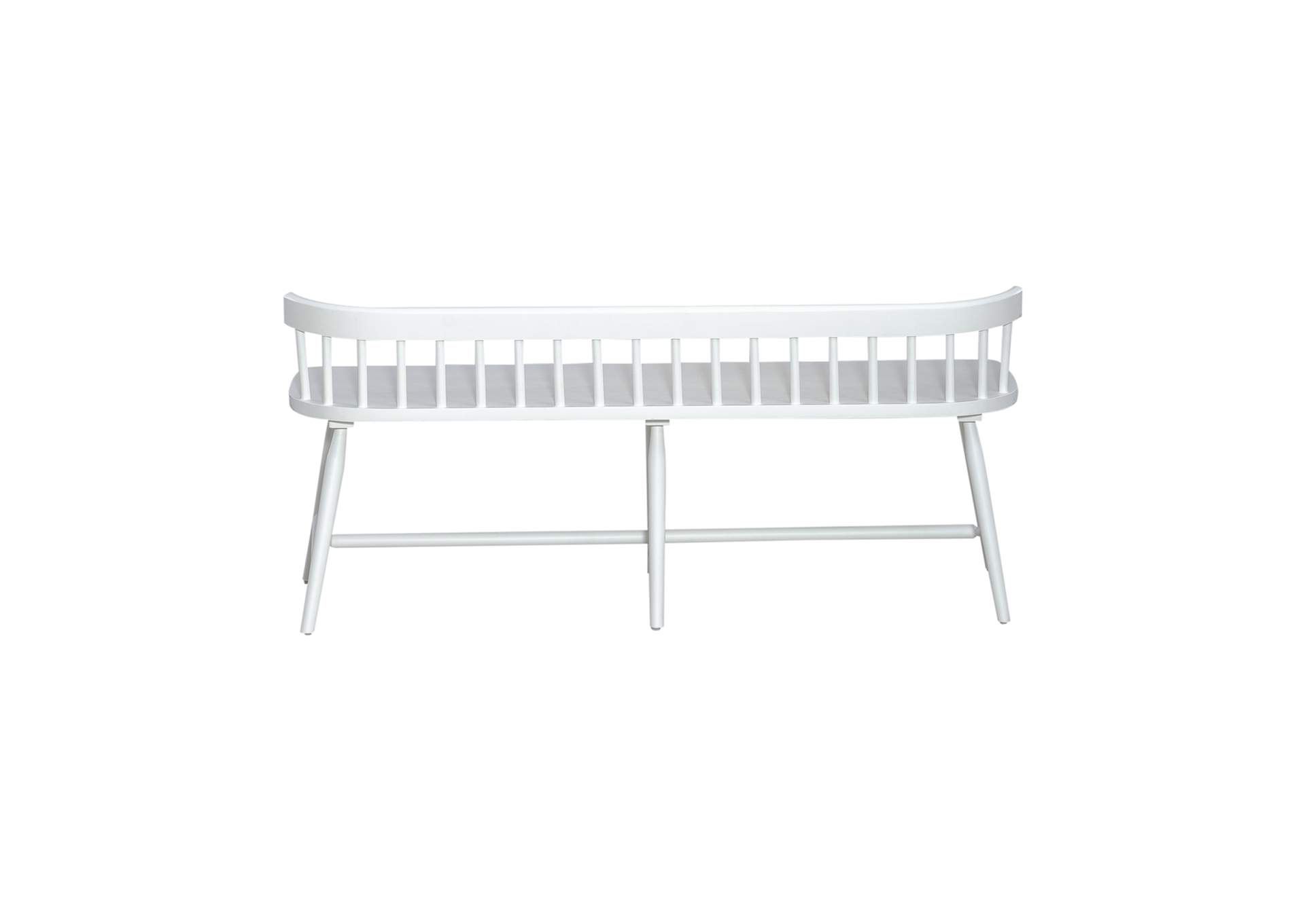 Palmetto Heights Low Back Spindle Bench,Liberty