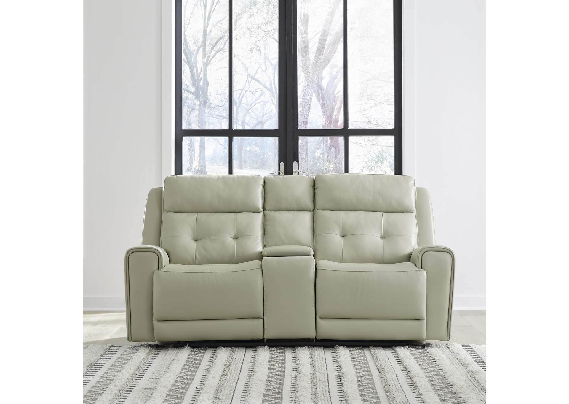 Carrington Loveseat w/Console P3 & ZG - Baja Stone,Liberty