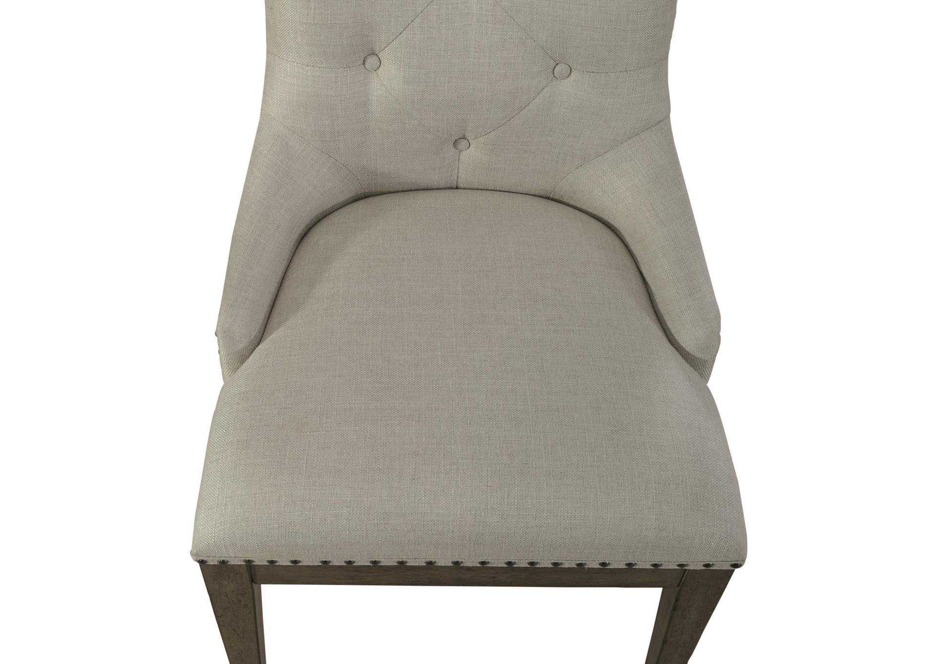 Americana Farmhouse Upholstered Shelter Side Chair (RTA),Liberty