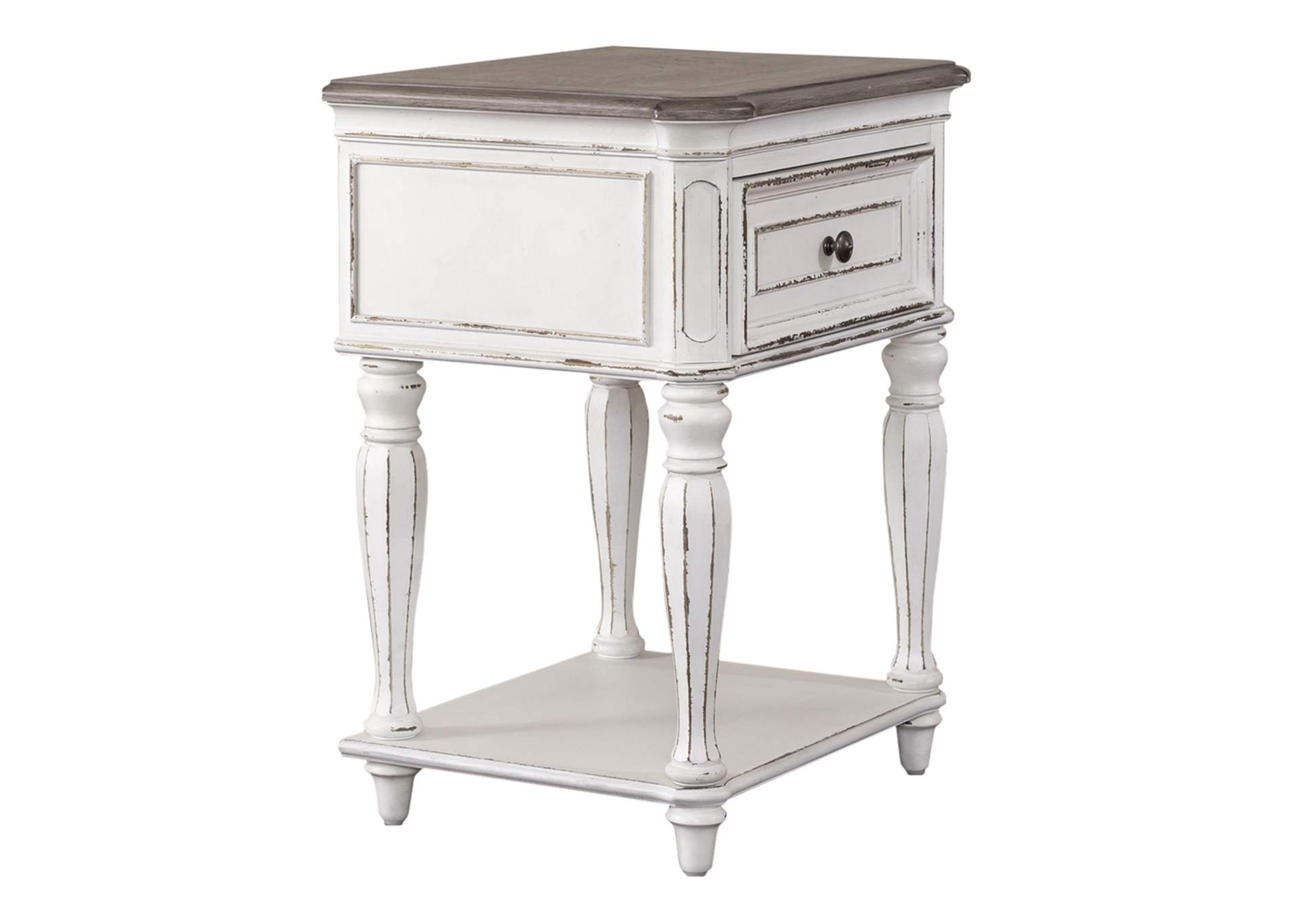 Magnolia Manor Leg Nightstand,Liberty