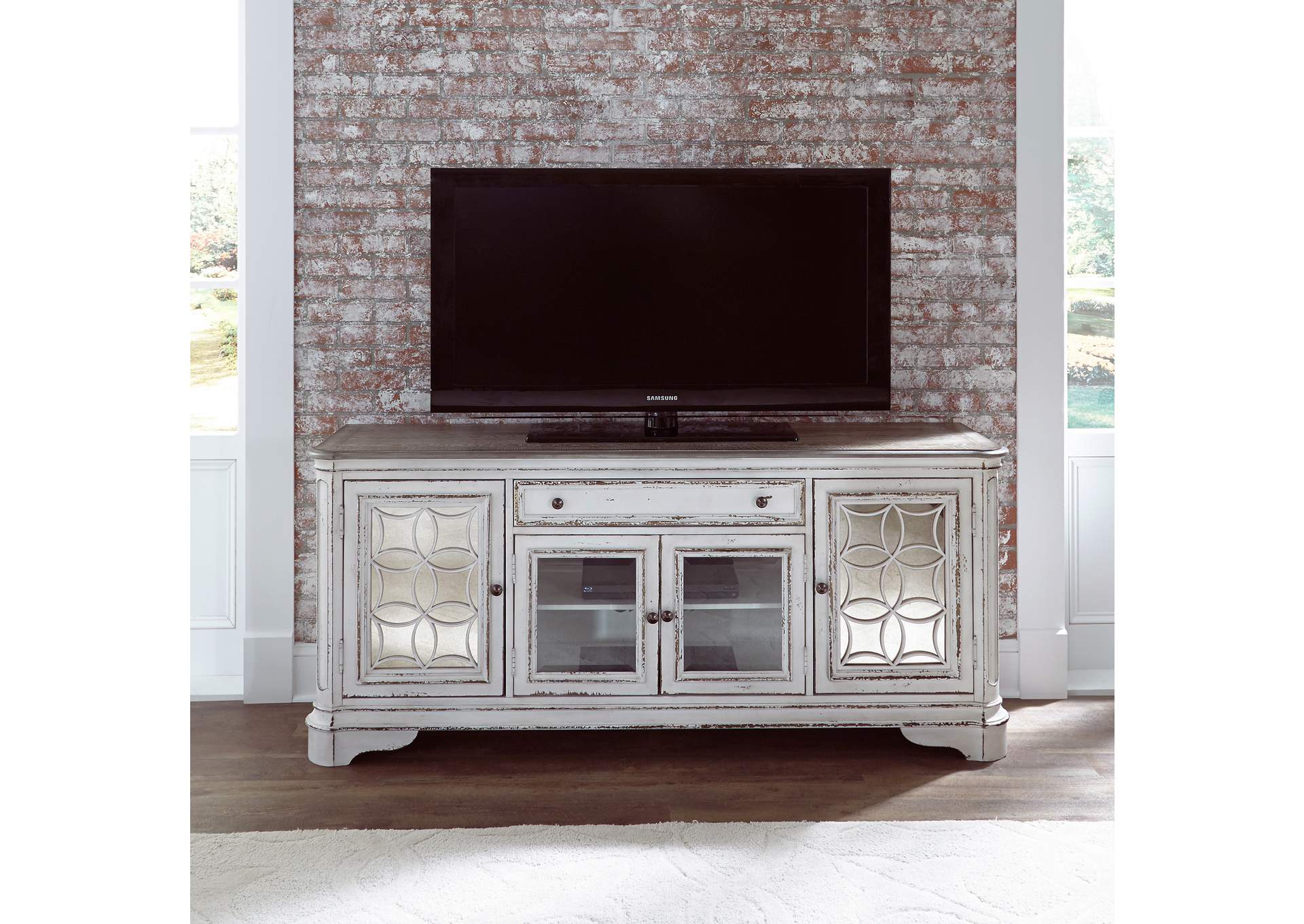 Magnolia Manor Entertainment TV Stand,Liberty