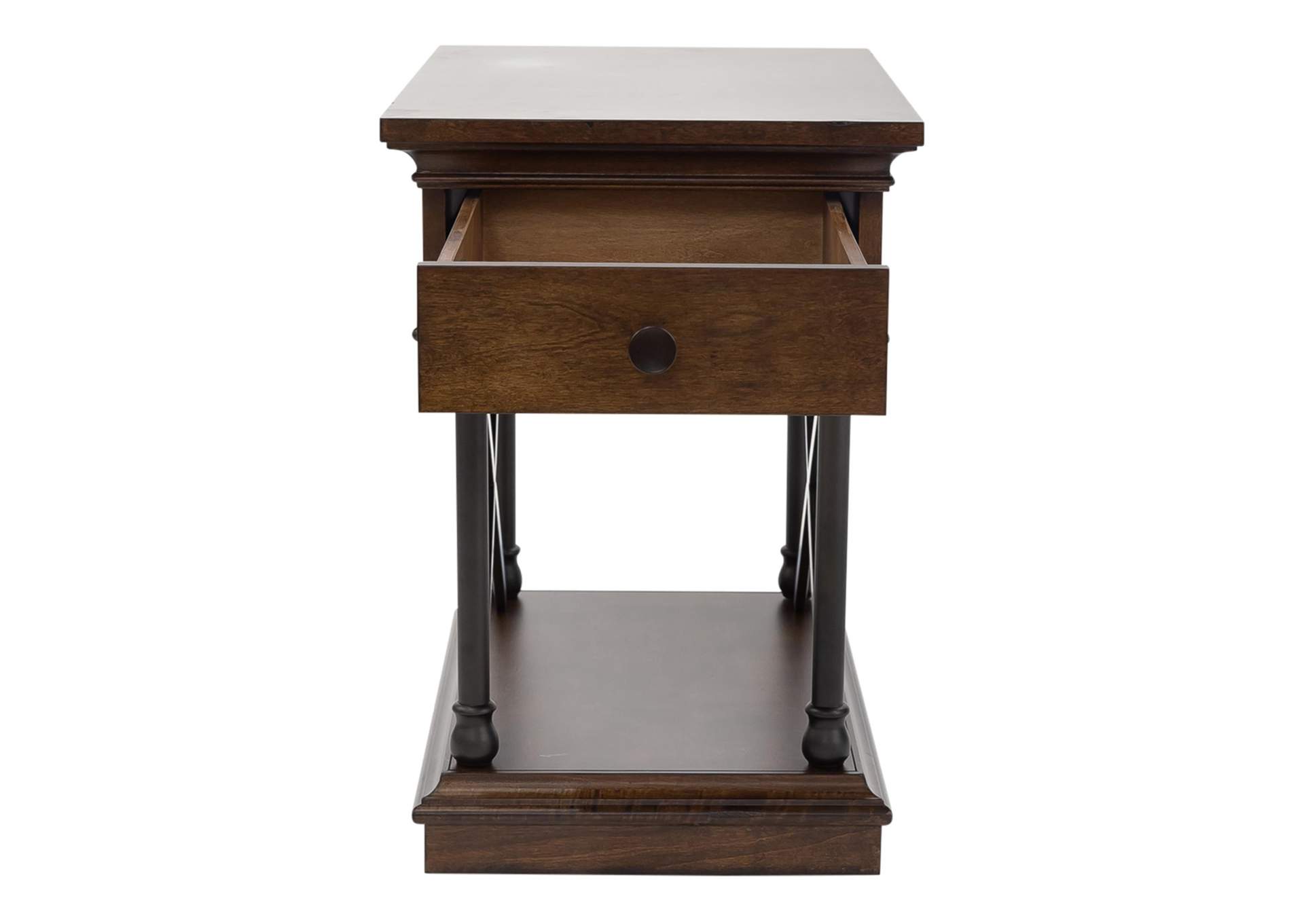 Tribeca Drawer Chair Side Table,Liberty