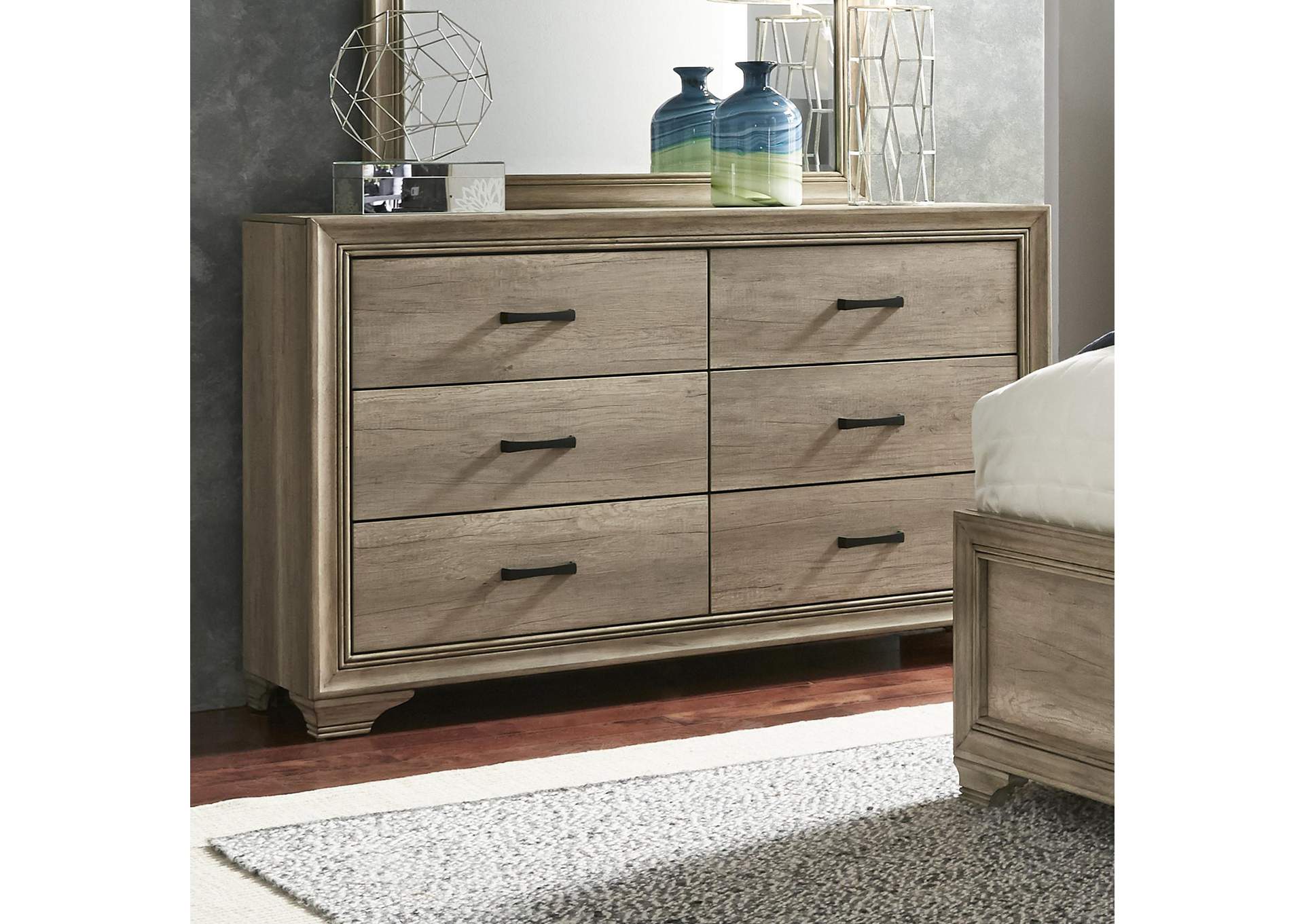 Sun Valley 6 Drawer Dresser,Liberty