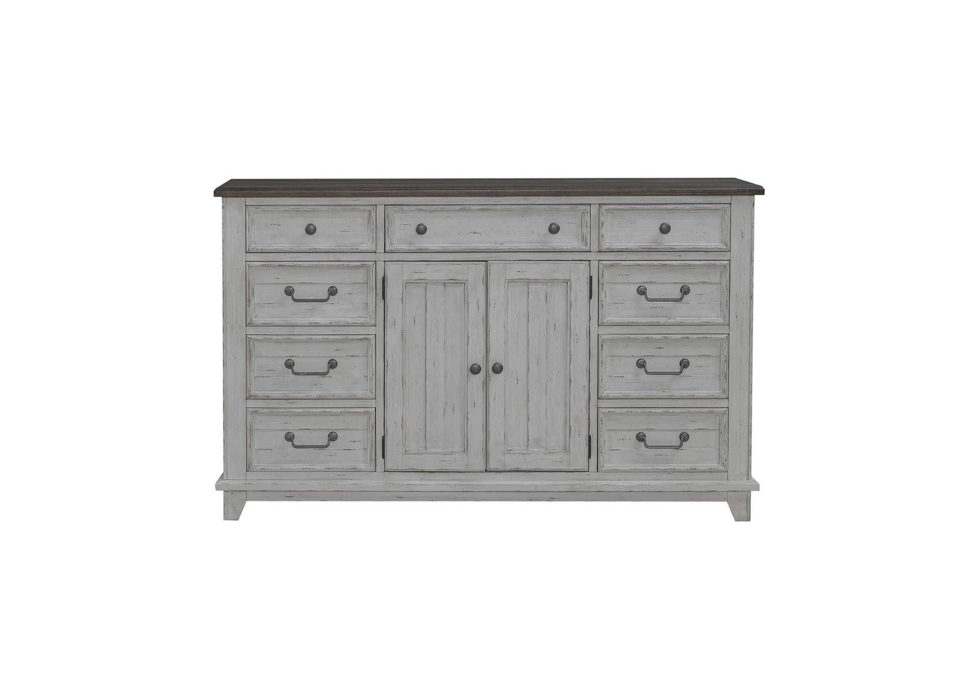 River Place 2 Door 9 Drawer Dresser,Liberty