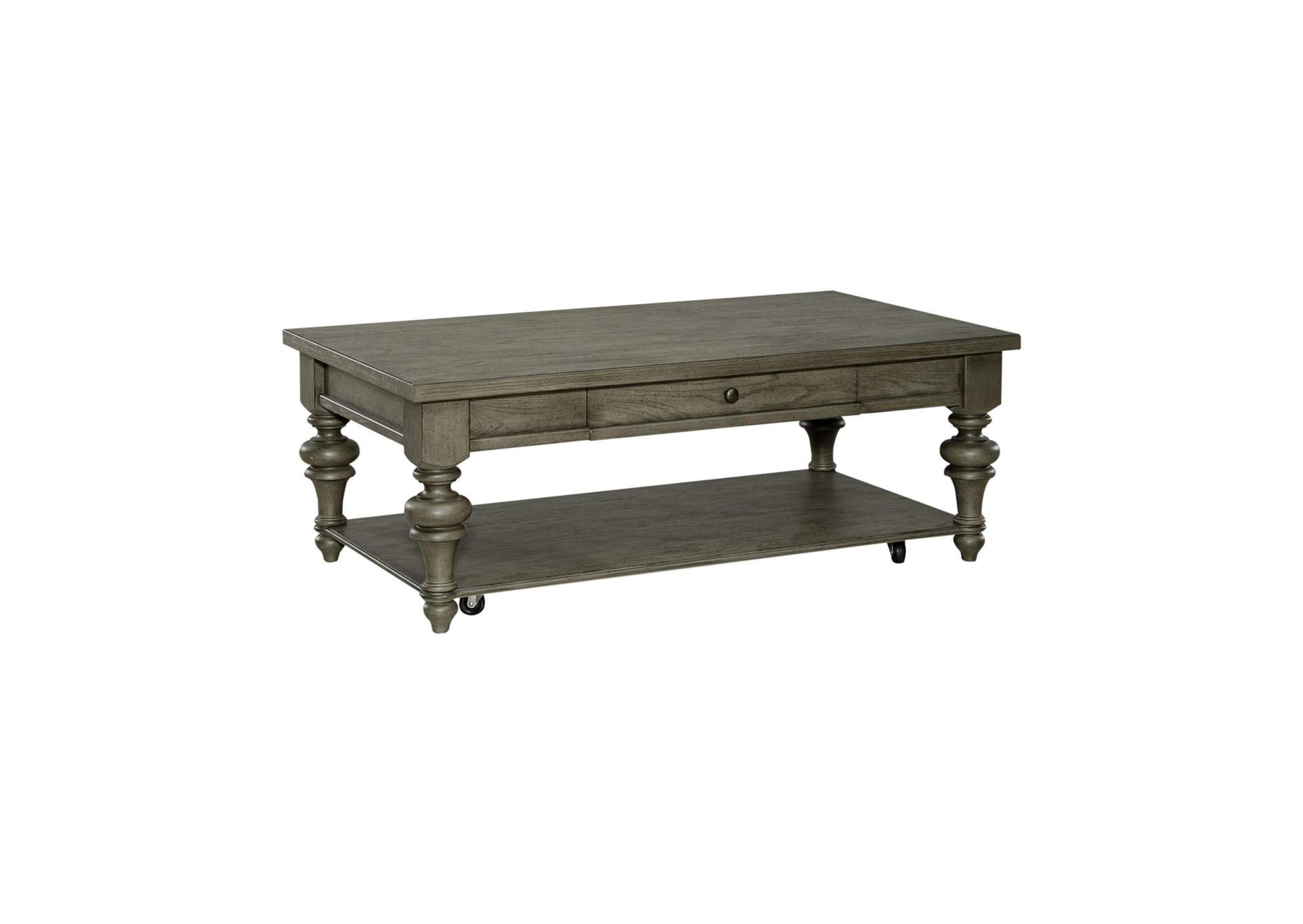 Americana Farmhouse Rectangular Cocktail Table,Liberty