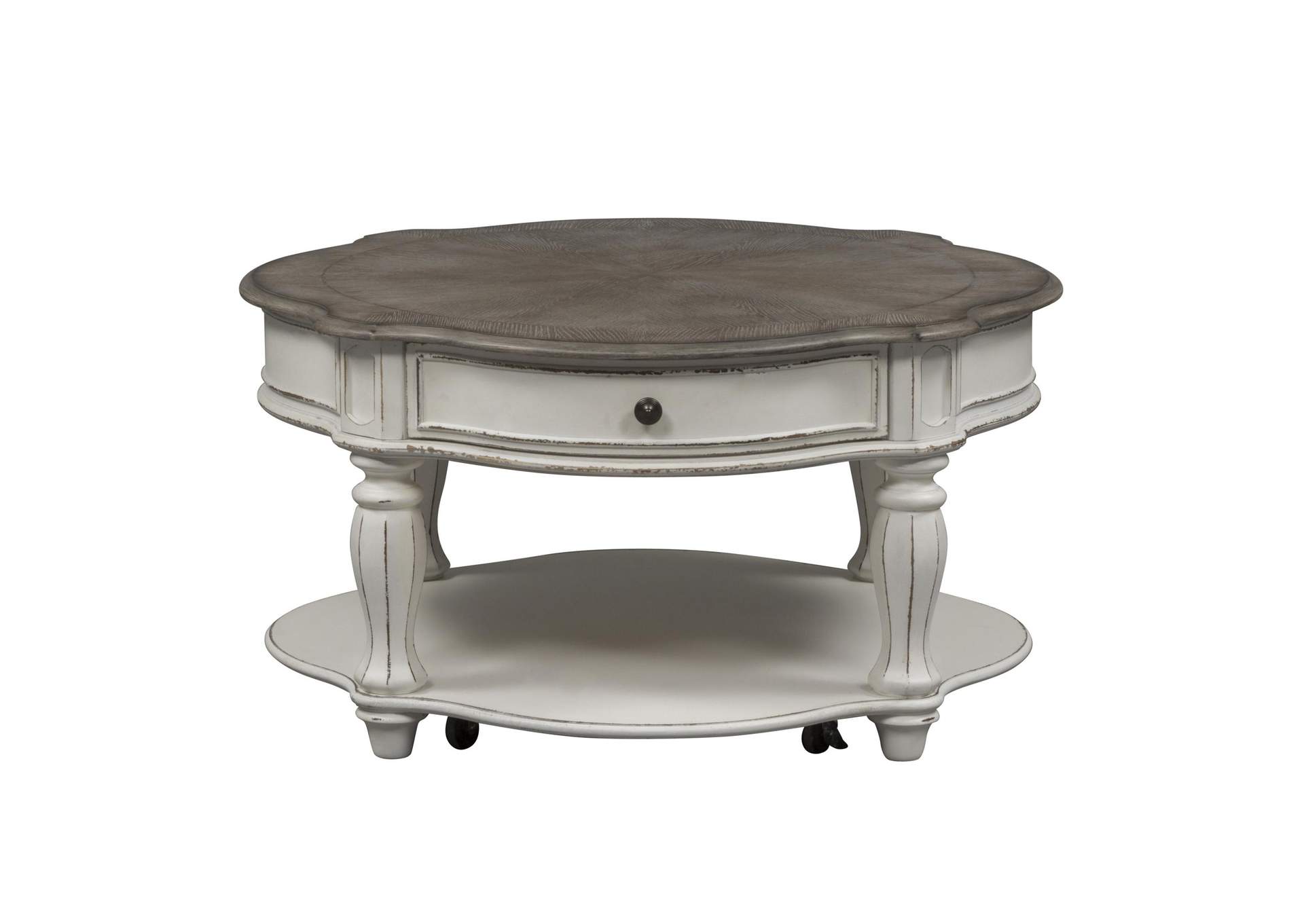 Magnolia Manor Round Cocktail Table,Liberty