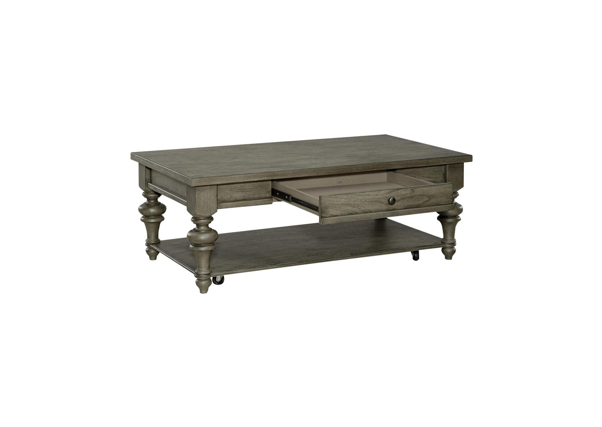 Americana Farmhouse Rectangular Cocktail Table,Liberty