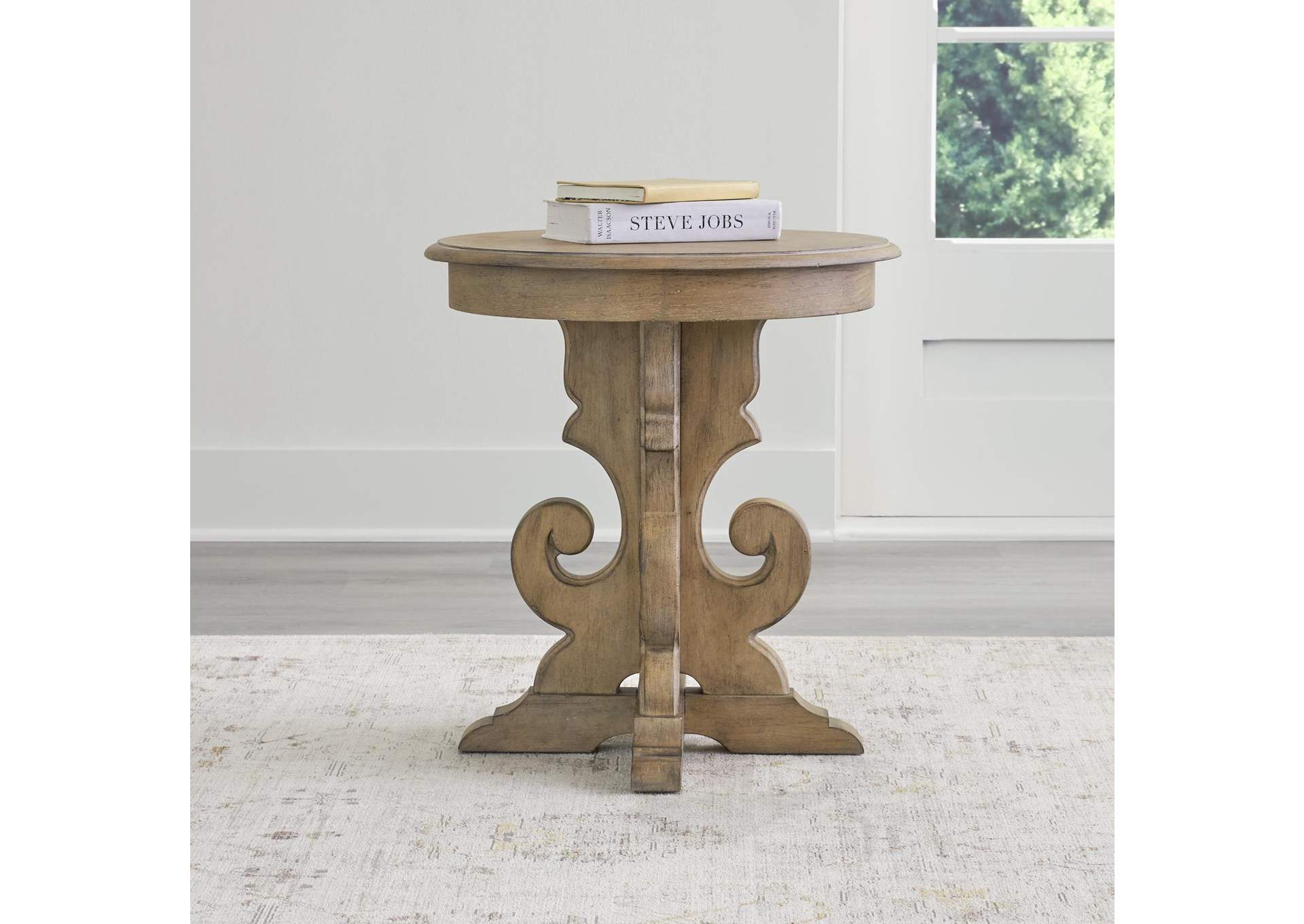 Magnolia Manor Round End Table,Liberty