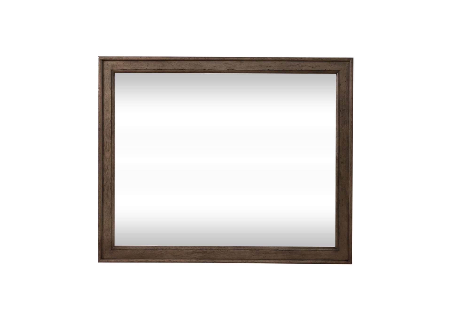 Americana Farmhouse Landscape Mirror,Liberty