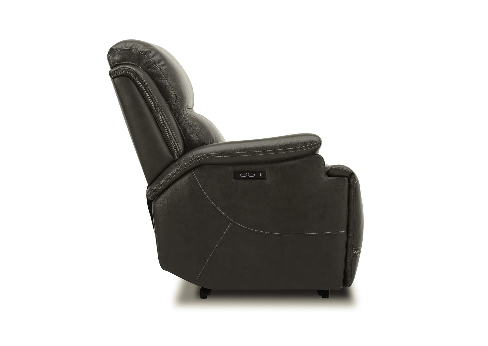 Bentley L Arm Recliner P2 & ZG - Graphite,Liberty