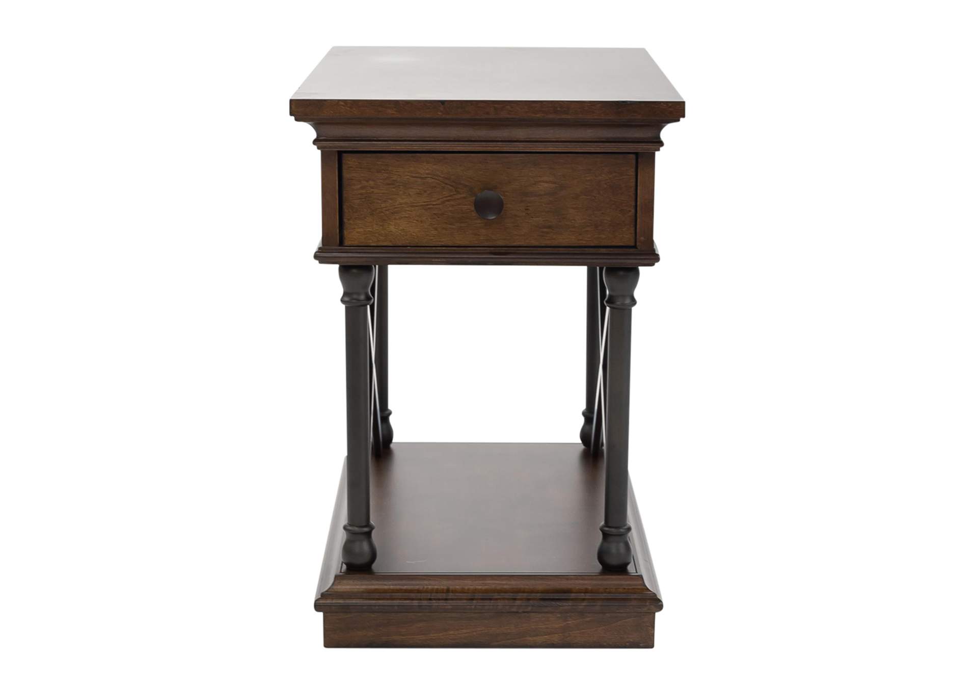 Tribeca Drawer Chair Side Table,Liberty