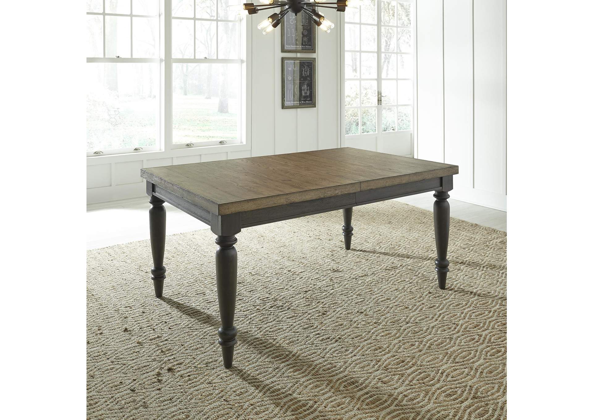 Harvest Home Rectangular Leg Table,Liberty