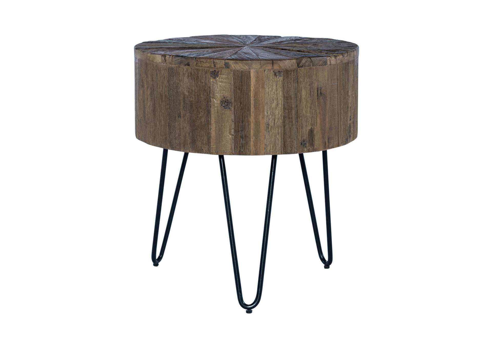 Canyon Accent End Table,Liberty