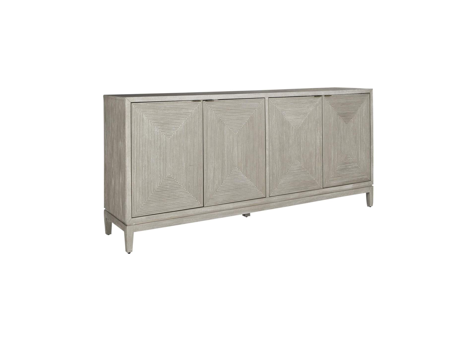 Kinsley 4 Door Accent Cabinet,Liberty