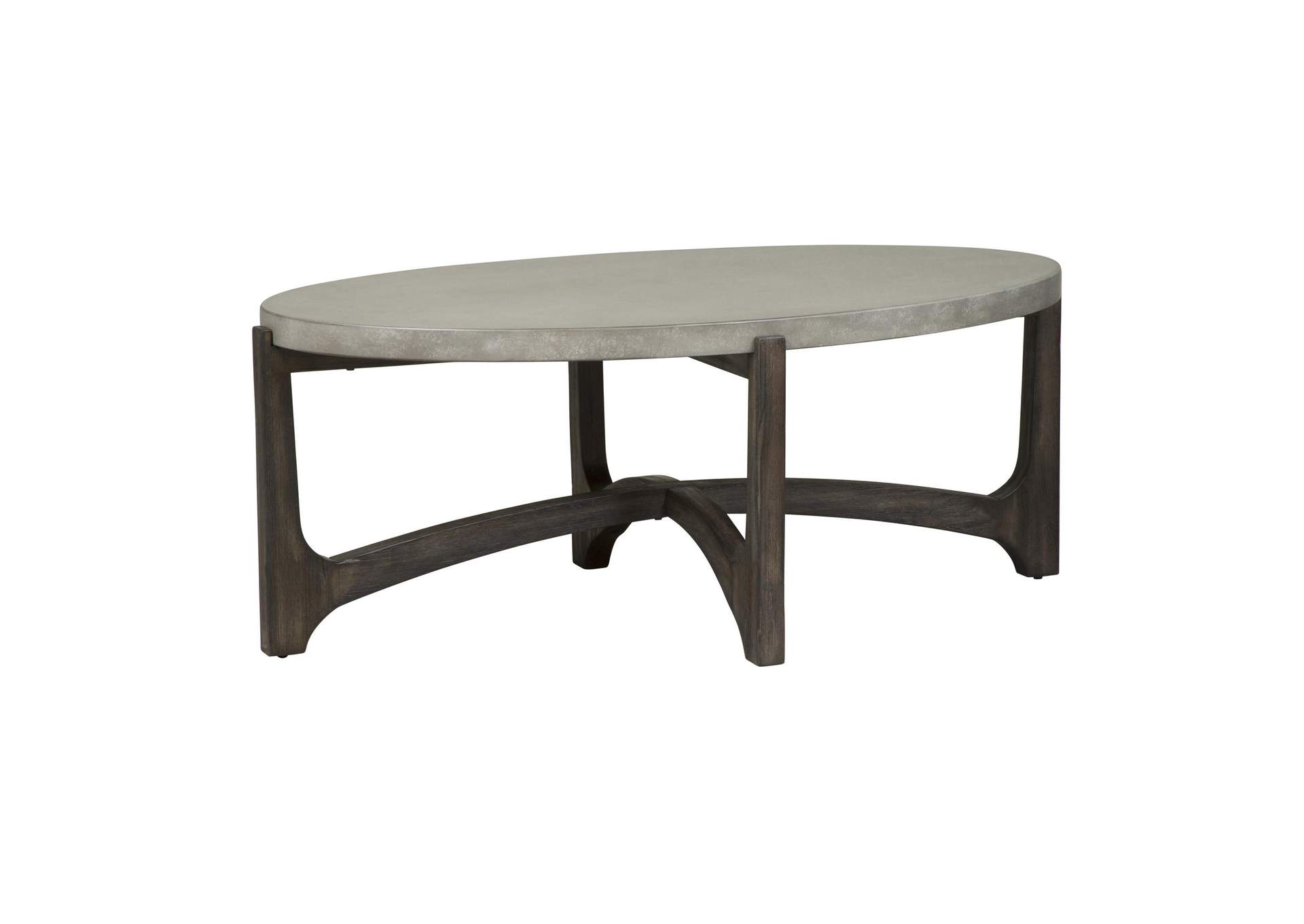 Cascade Oval Cocktail Table,Liberty