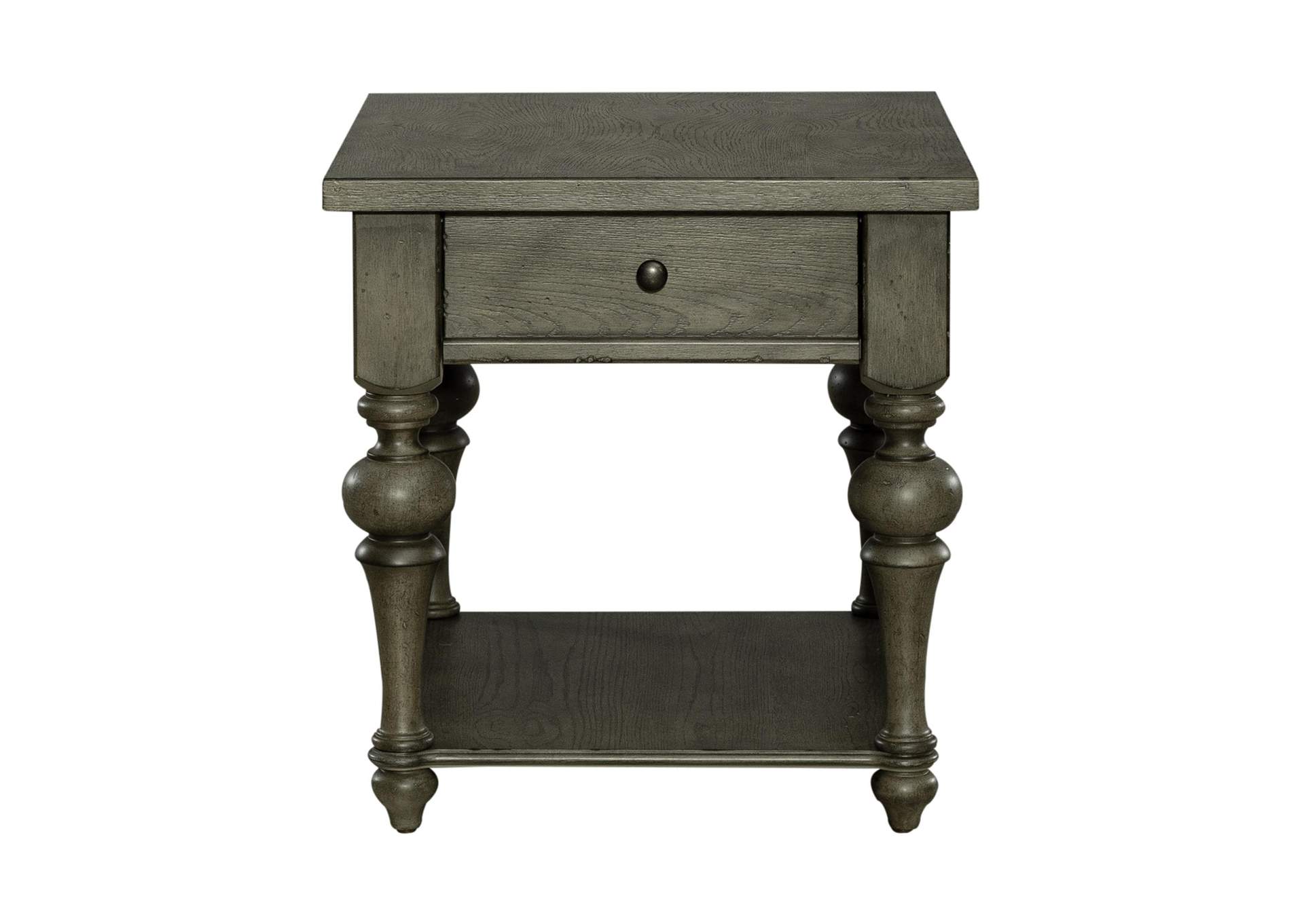 Americana Farmhouse Drawer End Table,Liberty