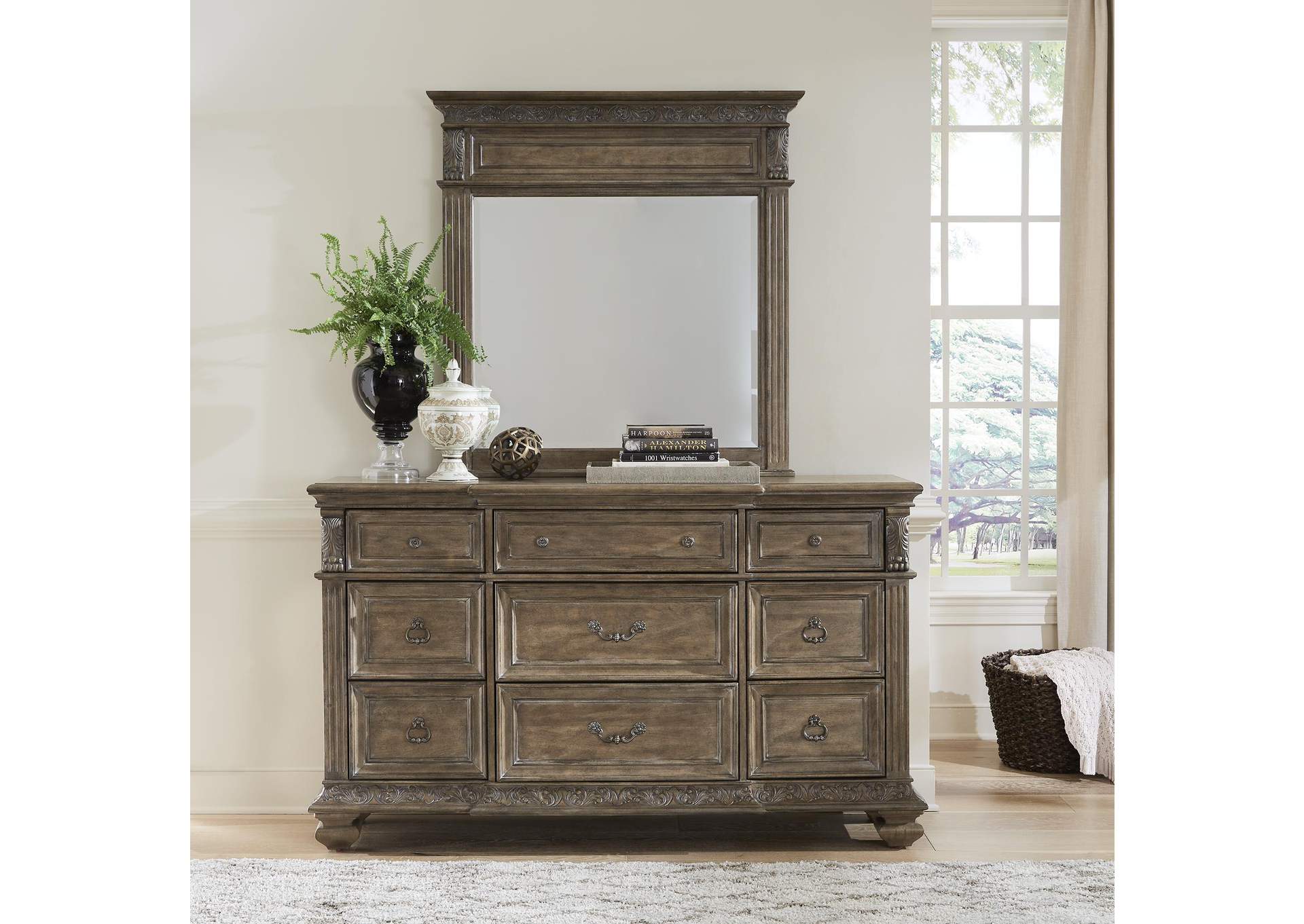 Carlisle Court Dresser & Mirror,Liberty