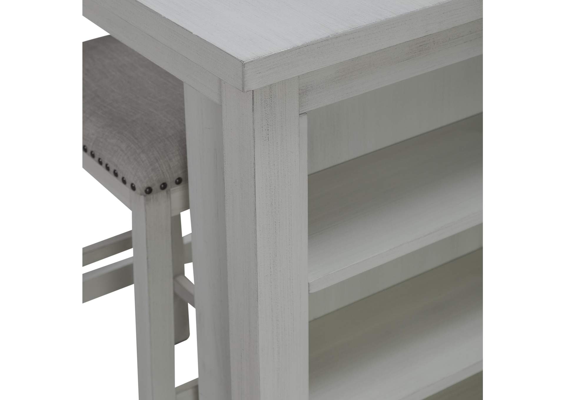 Brook Creek 3 Piece Counter Set - White,Liberty