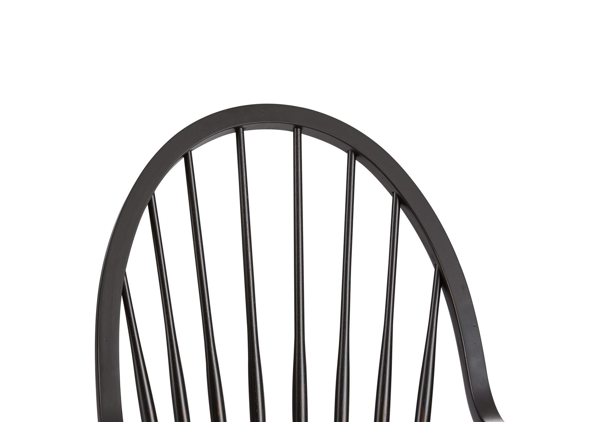 Hearthstone Ridge Windsor Back Arm Chair - Black,Liberty