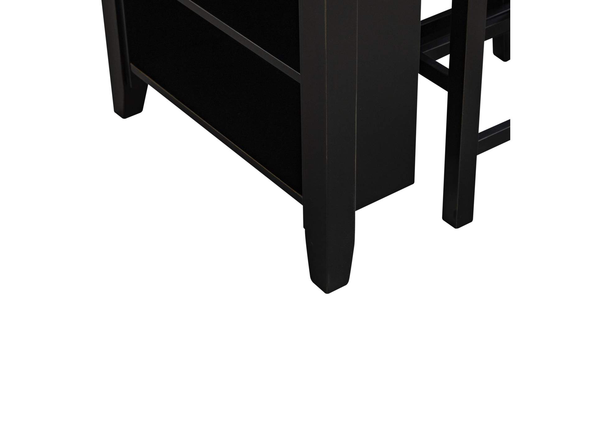 Brook Creek 3 Piece Counter Set - Black,Liberty
