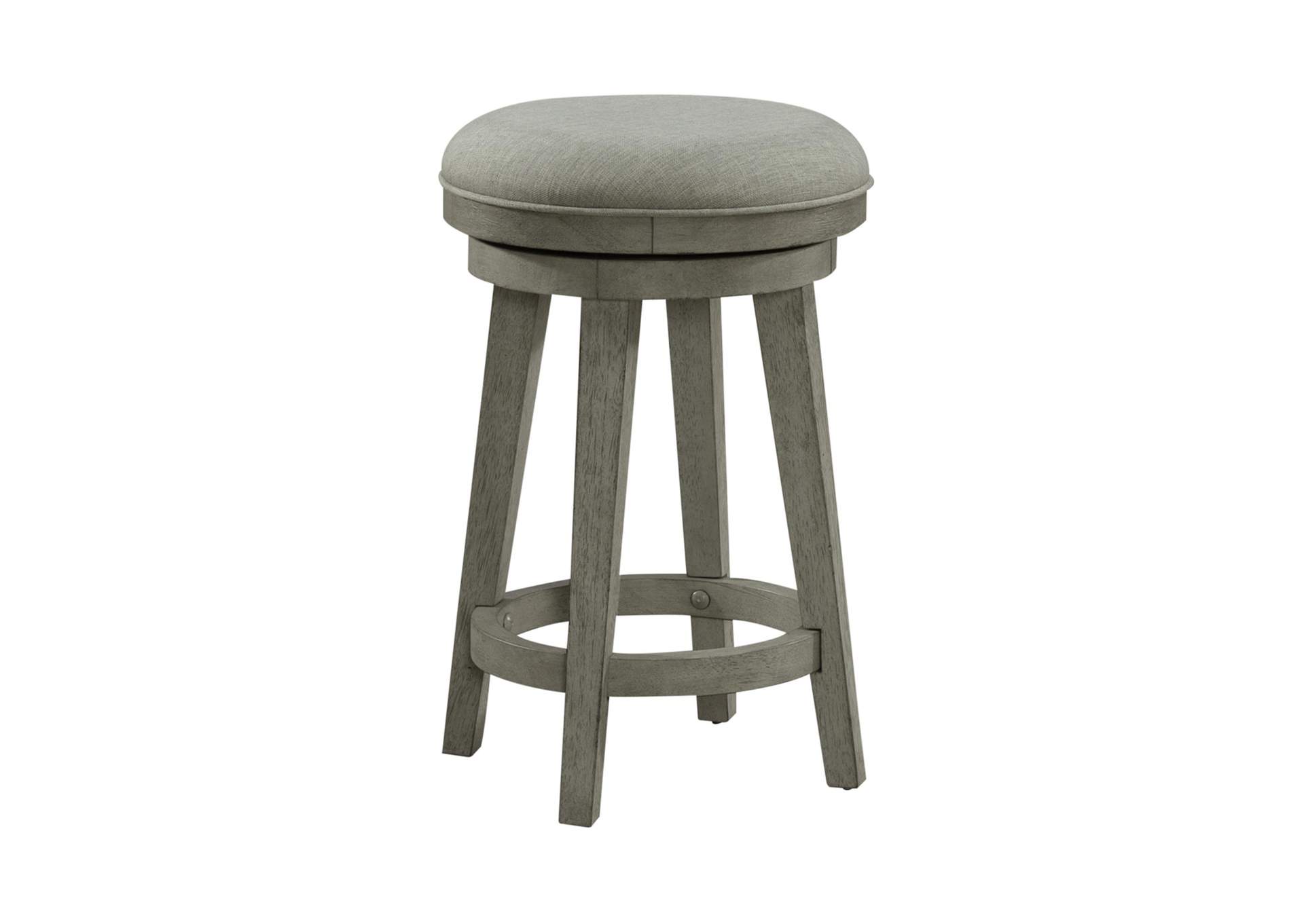 Ivy Hollow Upholstered Swivel Stool,Liberty