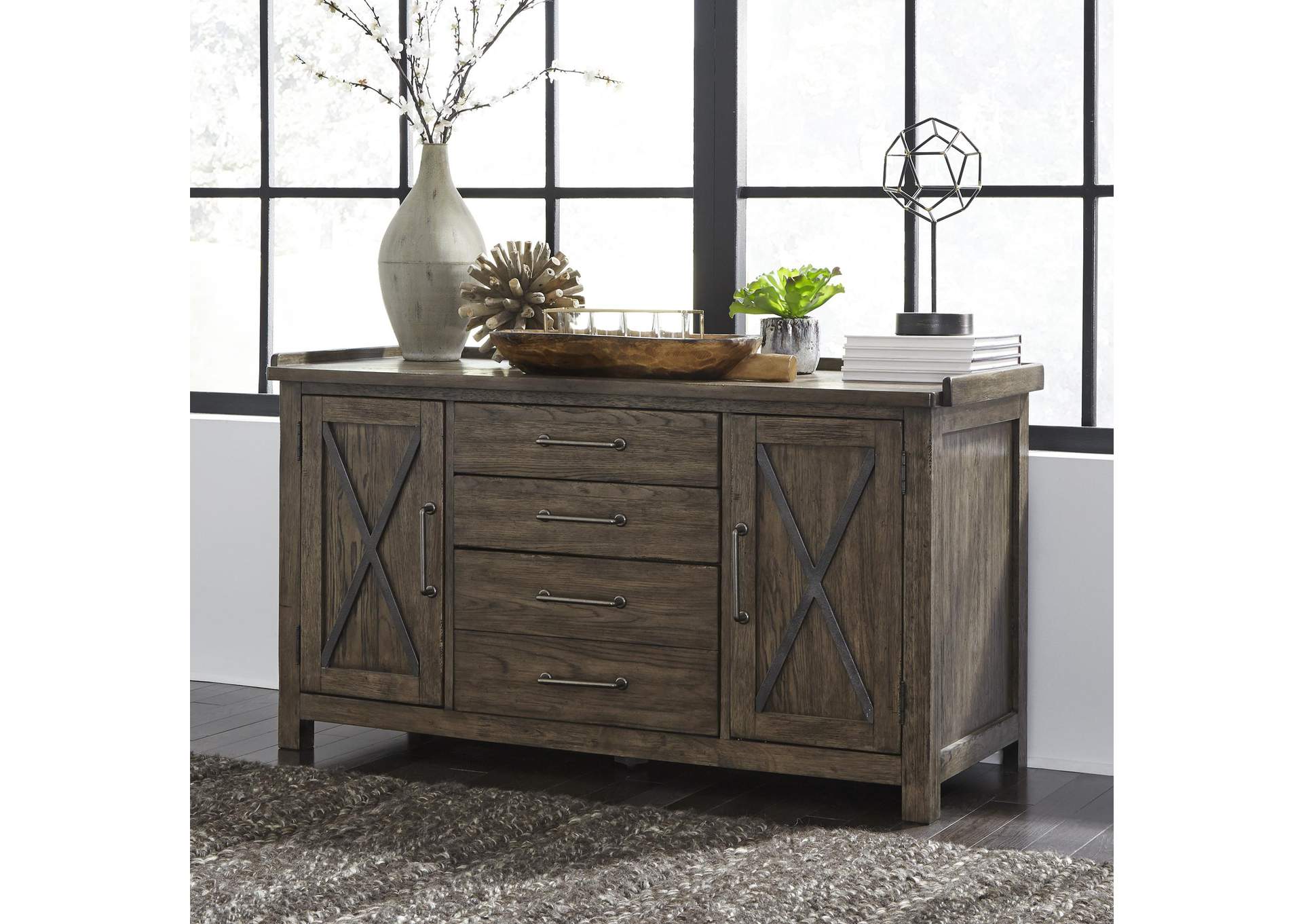 Sonoma Road Small Credenza,Liberty