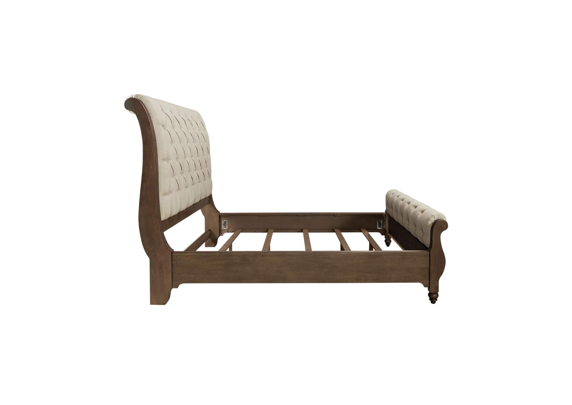 Americana Farmhouse King Sleigh Bed,Liberty