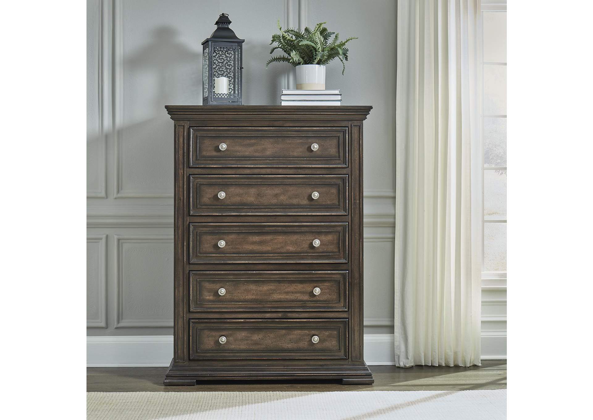 Big Valley 5 Drawer Chest,Liberty