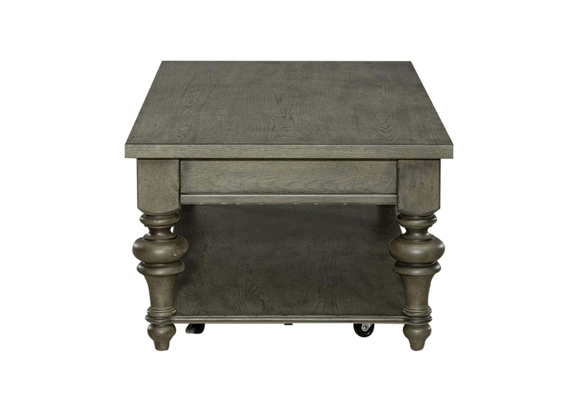 Americana Farmhouse Rectangular Cocktail Table,Liberty